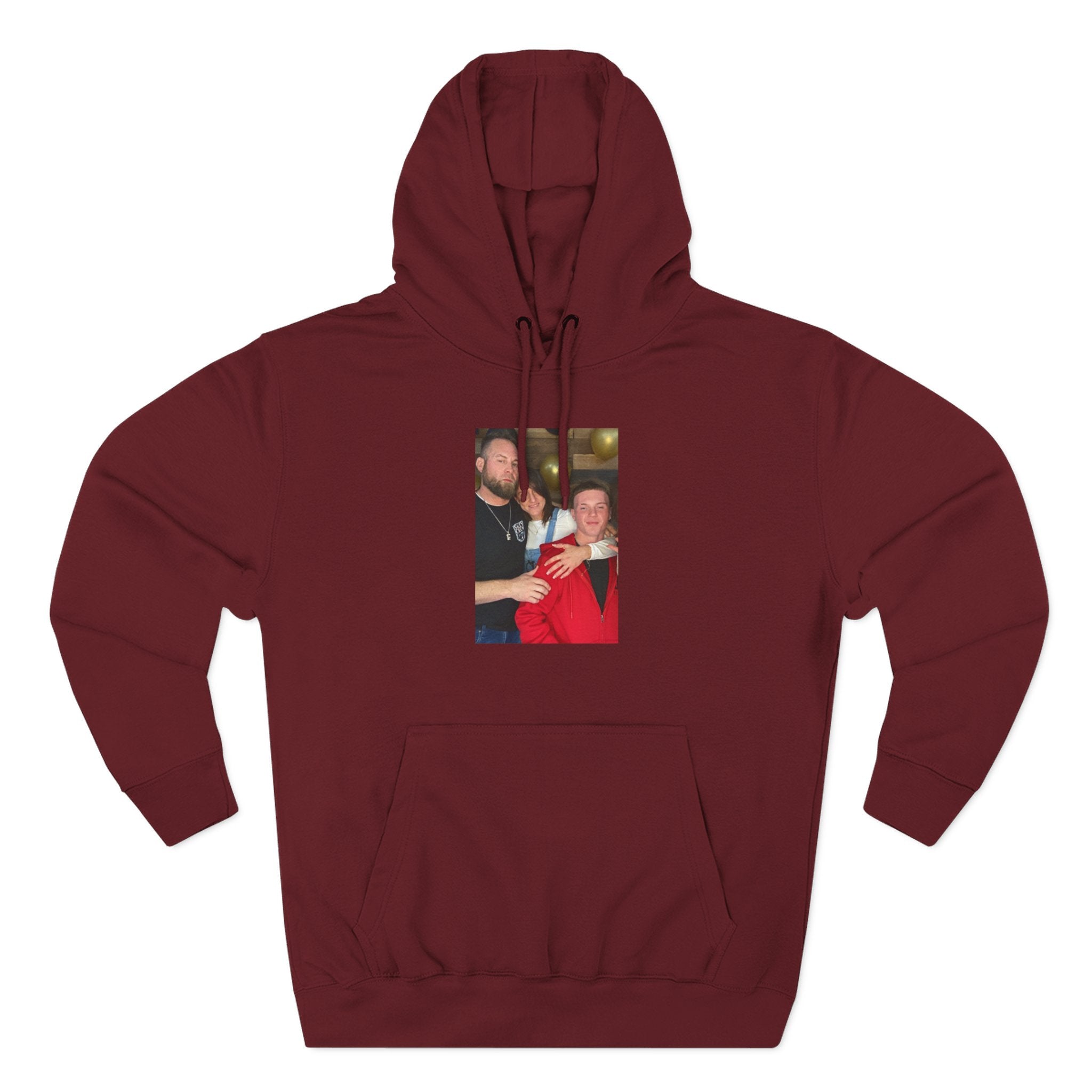 Bloods...  -Panel Hoodie — RR Royalty   Three-Panel Fleece Pullover
