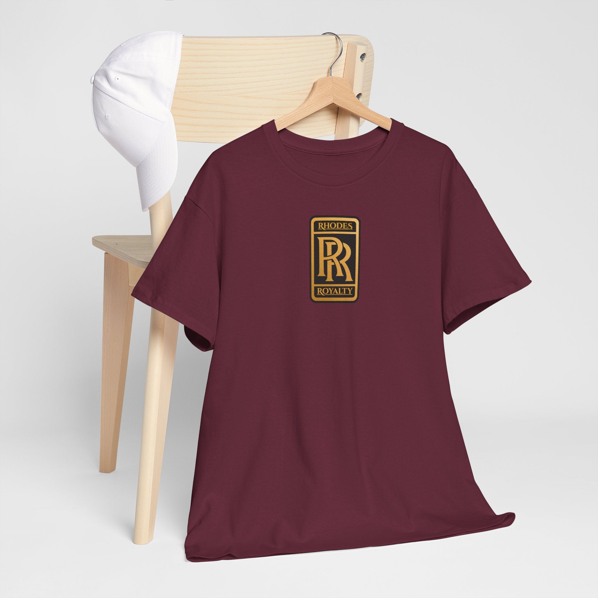 Rhodes Royalty Family Crest -  Vintage Gold Crest Tee