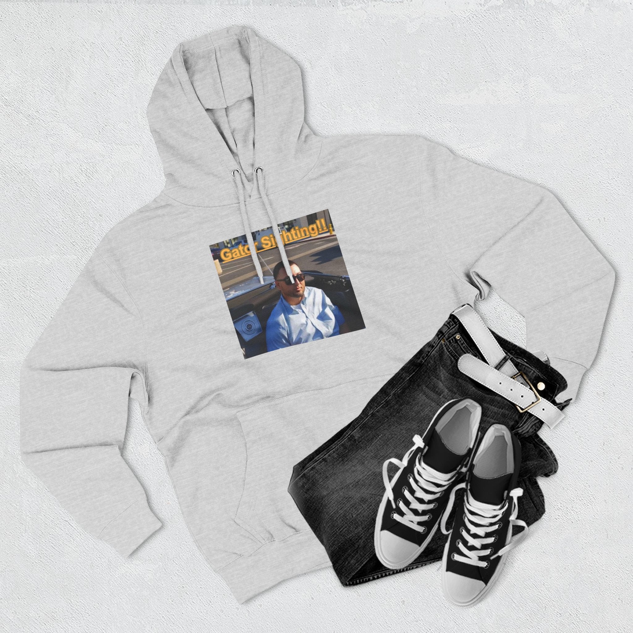 GATOR Sighting  Hoodie — "Gator Sightings!!" Graphic Fleece Pullover