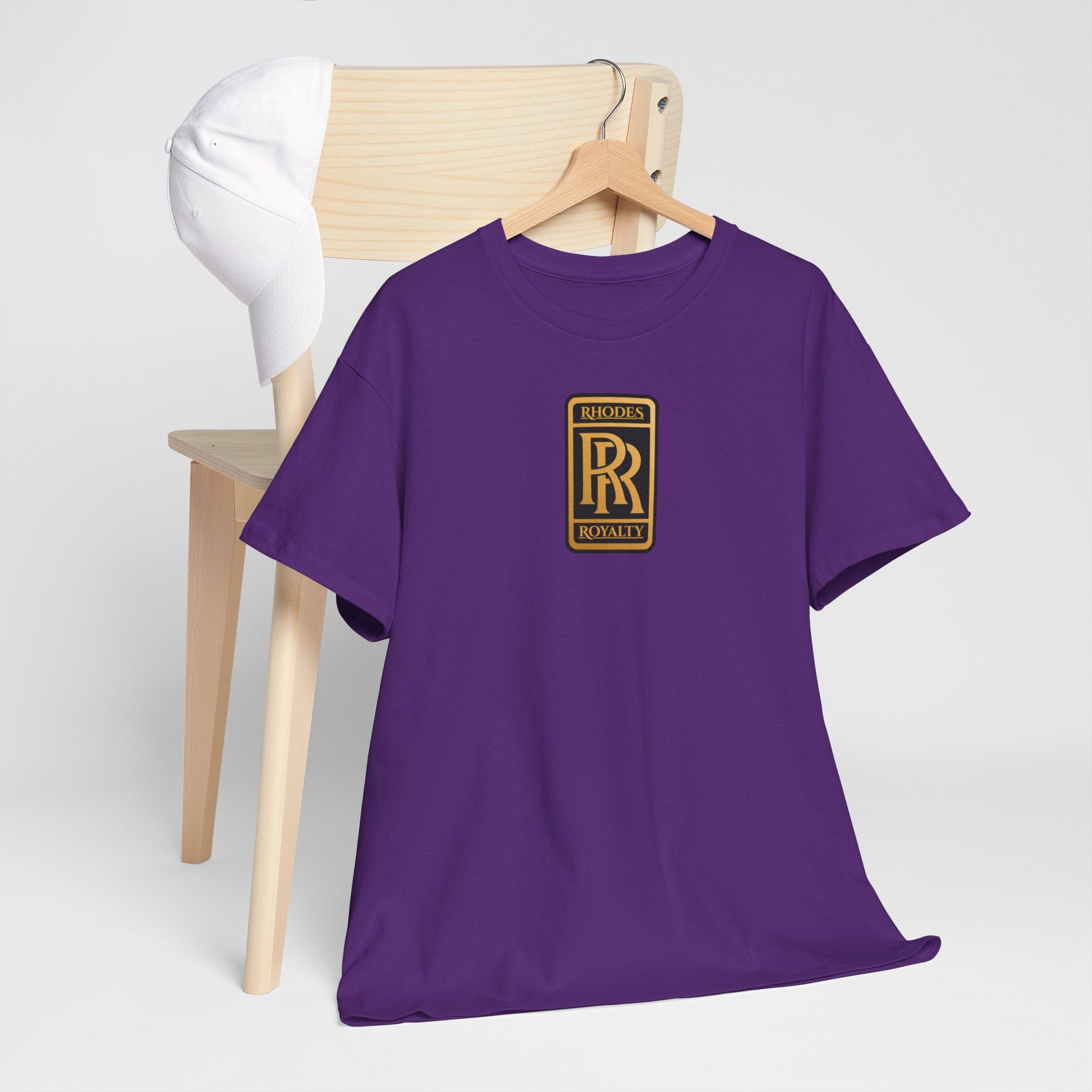 Rhodes Royalty Family Crest -  Vintage Gold Crest Tee