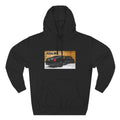 Kiss My  License plate Hoodie — Graphic Black Car Music Lover Pullover