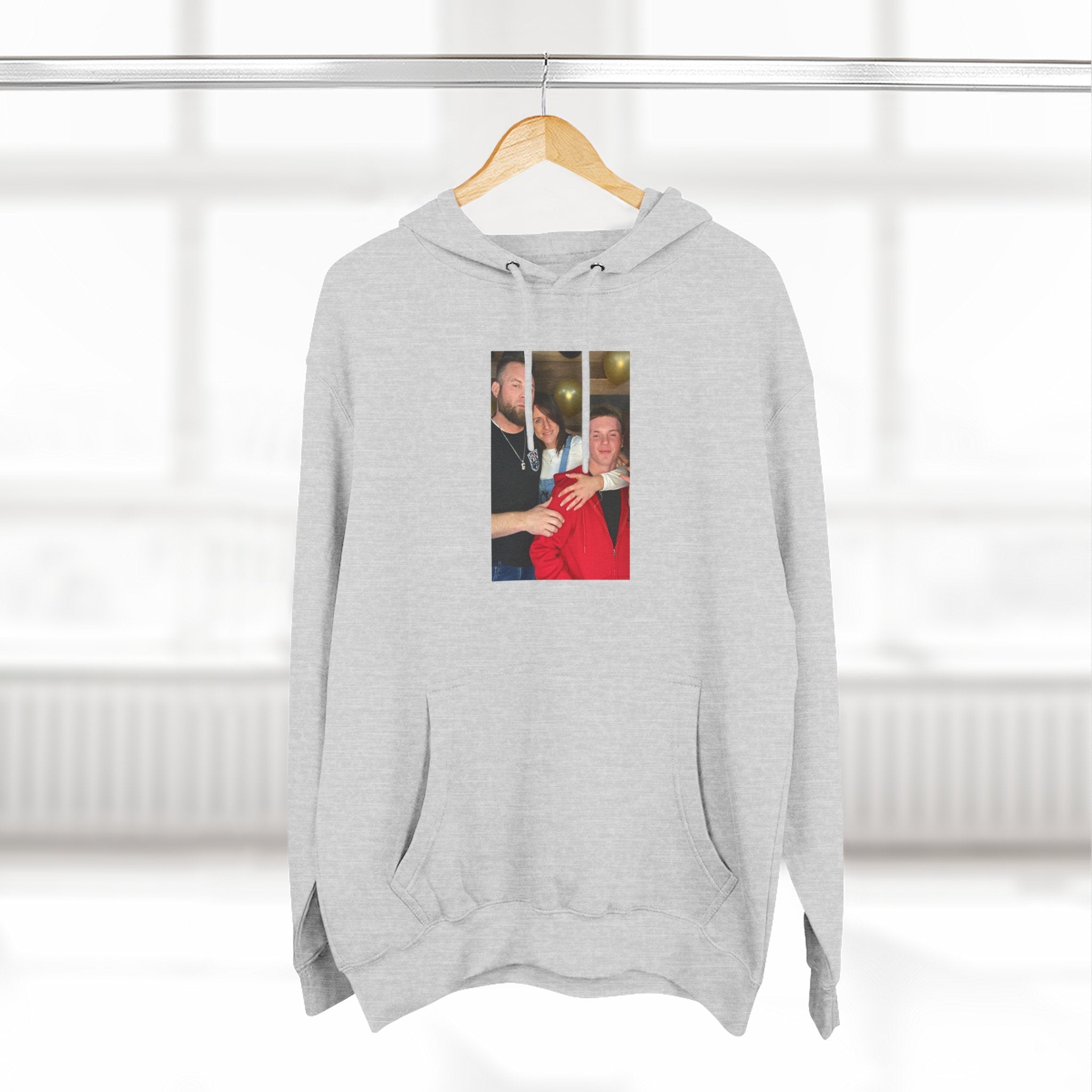 Bloods...  -Panel Hoodie — RR Royalty   Three-Panel Fleece Pullover