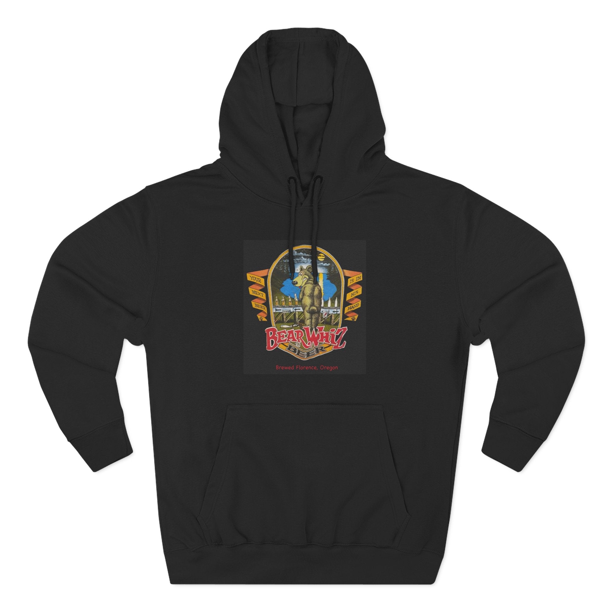 Bear Whiz Beer Original Hoodie — 'Beach Vibes' Graphic Pullover