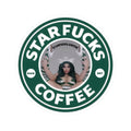 StarFucks.Coffee Sticker (Kiss-Cut) — Round Vinyl Decal laptop car truck window door clothing
