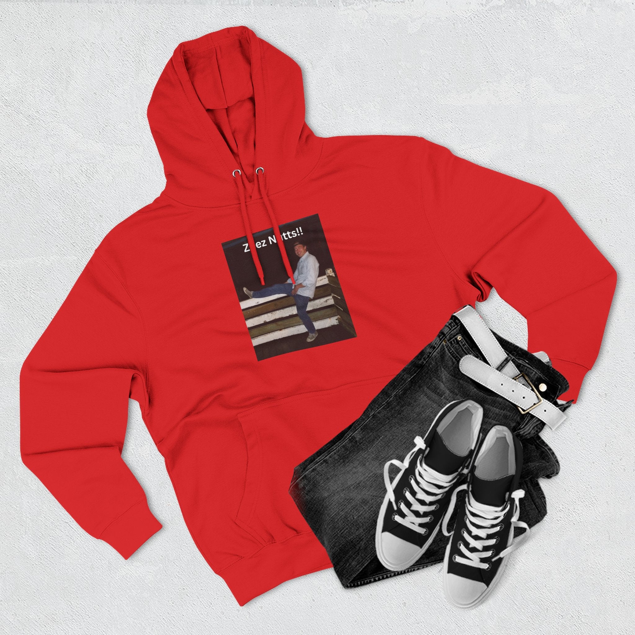 Zee'z Nutt's Moments Hoodie — Live Nutt Action Graphic Pullover
