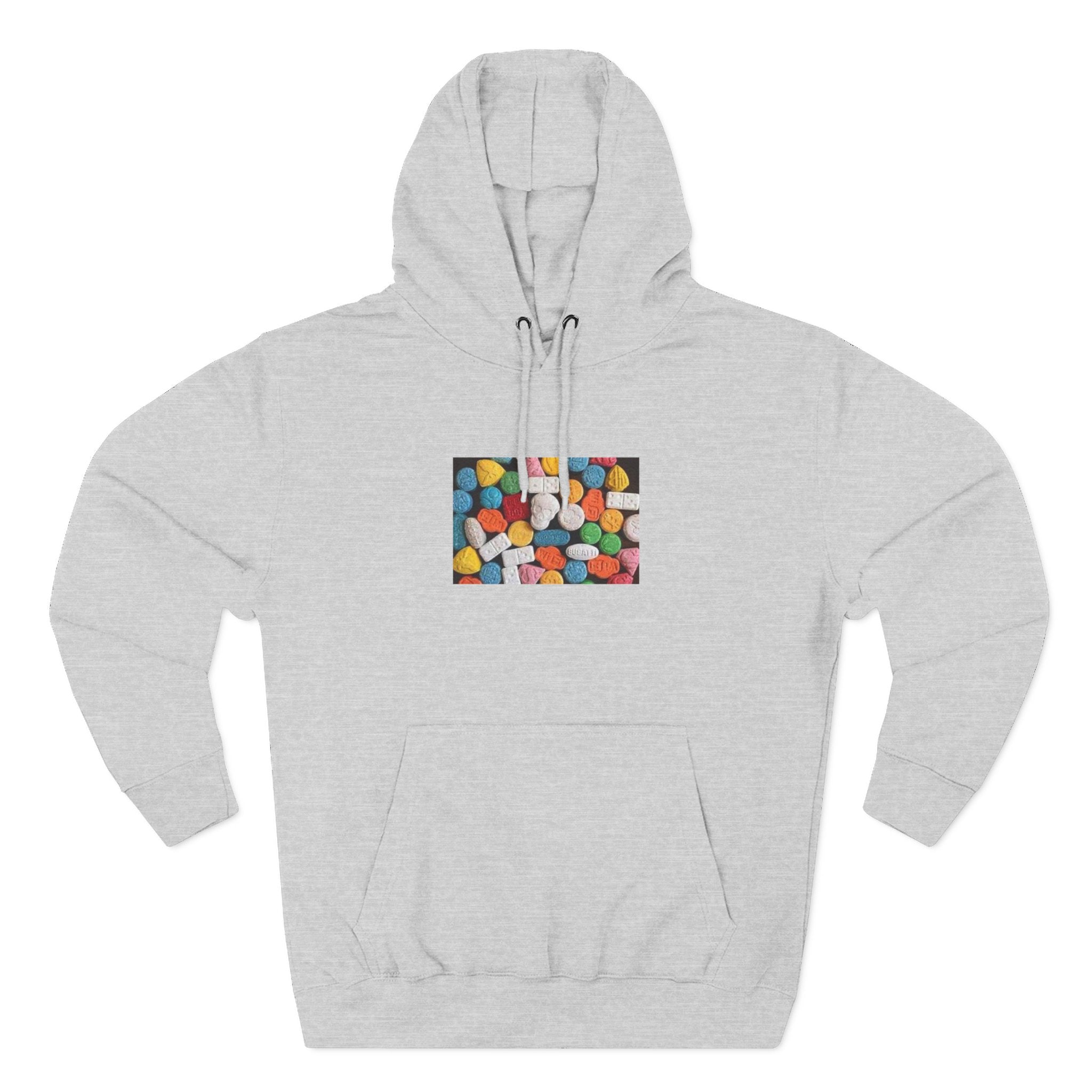Colorful Candy Photo Hoodie — Retro Sweet Treats Pullover