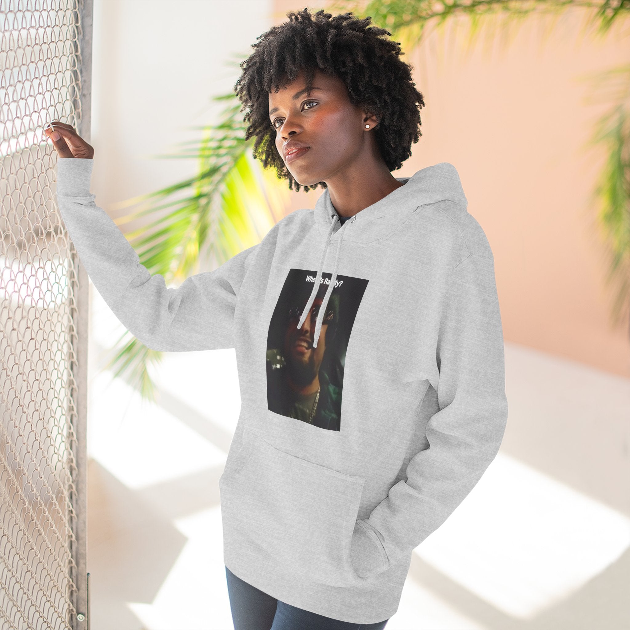 Wheres Randy Vintage Hoodie — Retro Mood Graphic Pullover