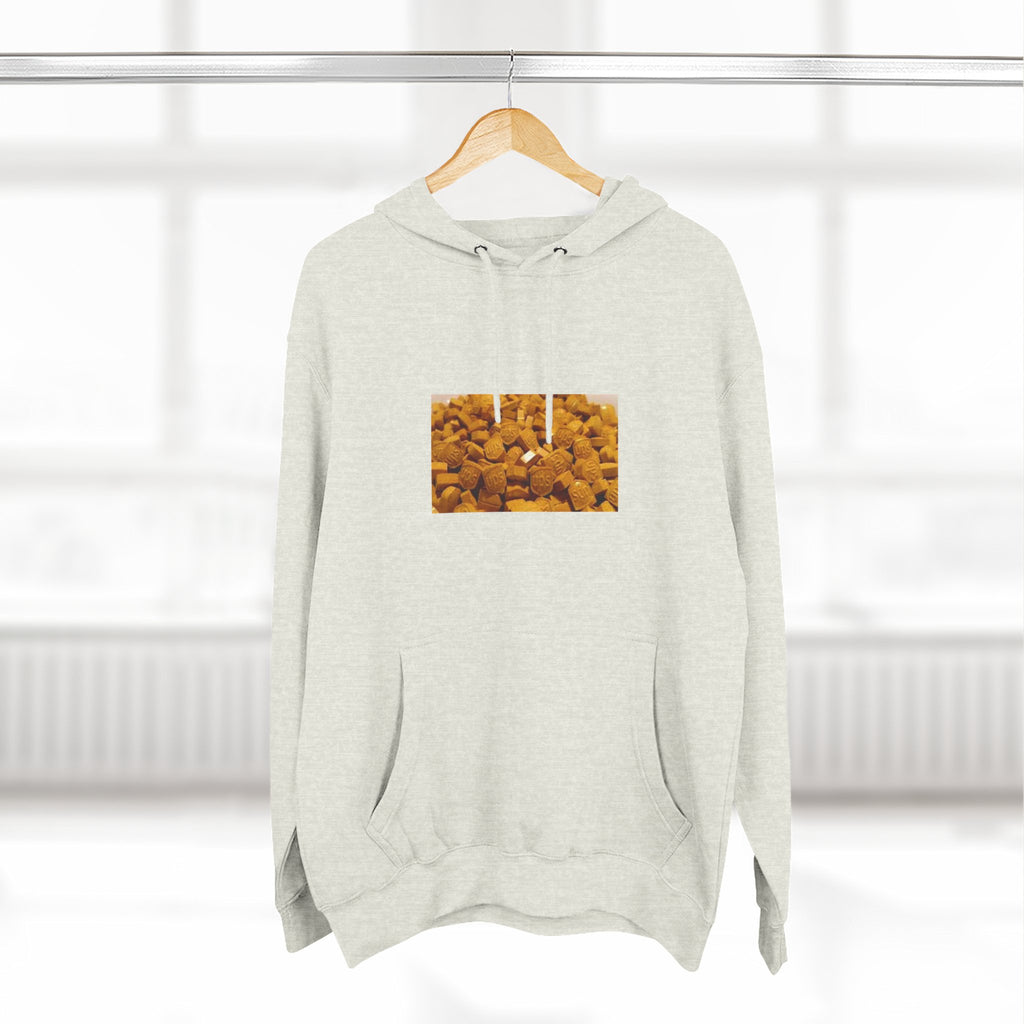 UPS Delivery Hoodie — Golden Nugget Pattern Chest Print Fleece Hoodie