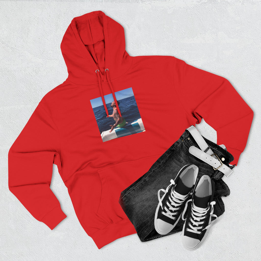 Fishy Out Of Water Hoodie — Ocean Boat Summer Vibes Fleece Pullover