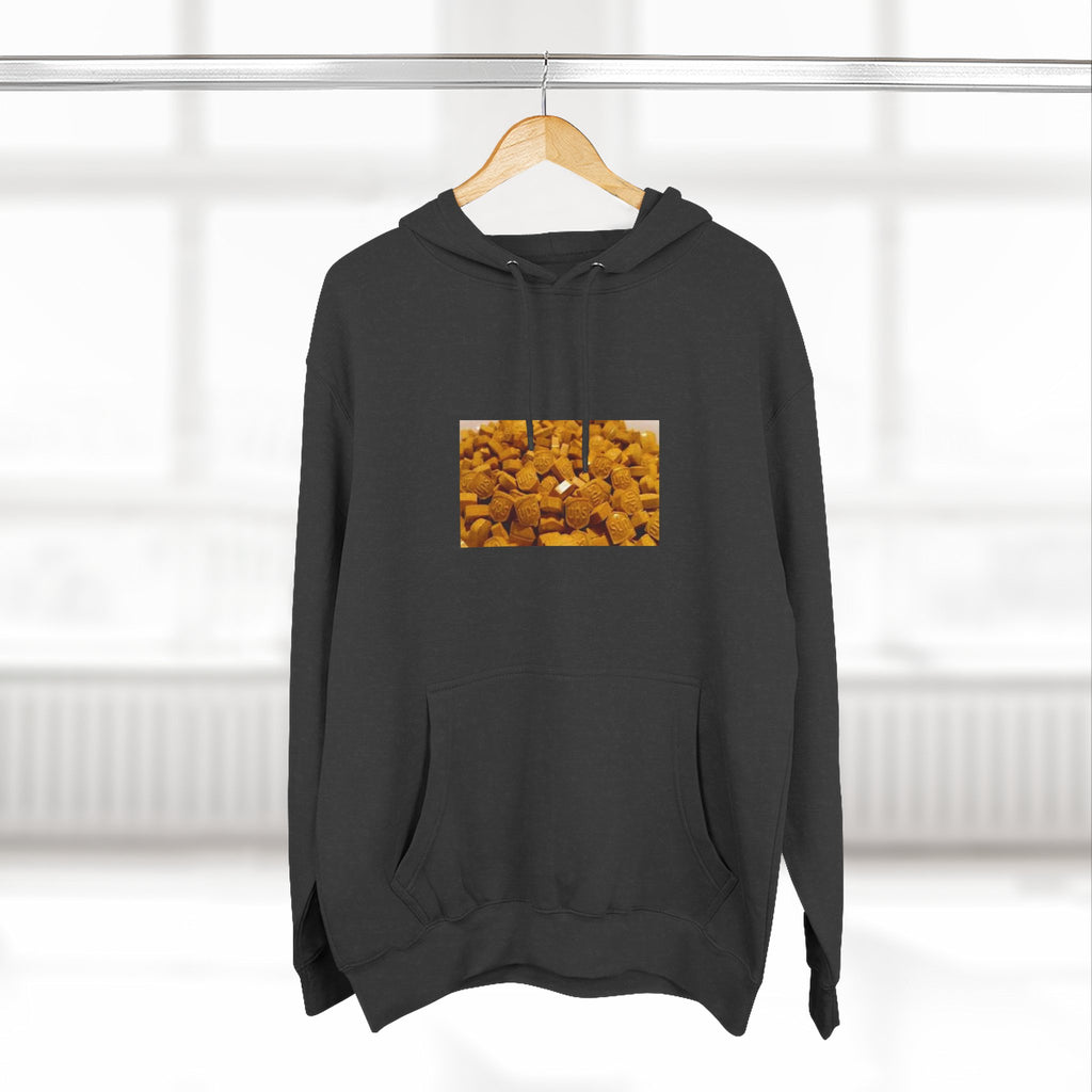 UPS Delivery Hoodie — Golden Nugget Pattern Chest Print Fleece Hoodie
