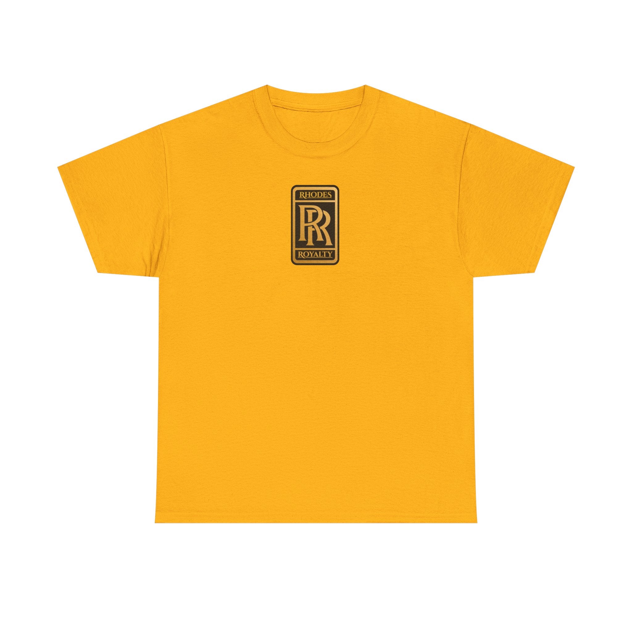 Rhodes Royalty Family Crest -  Vintage Gold Crest Tee