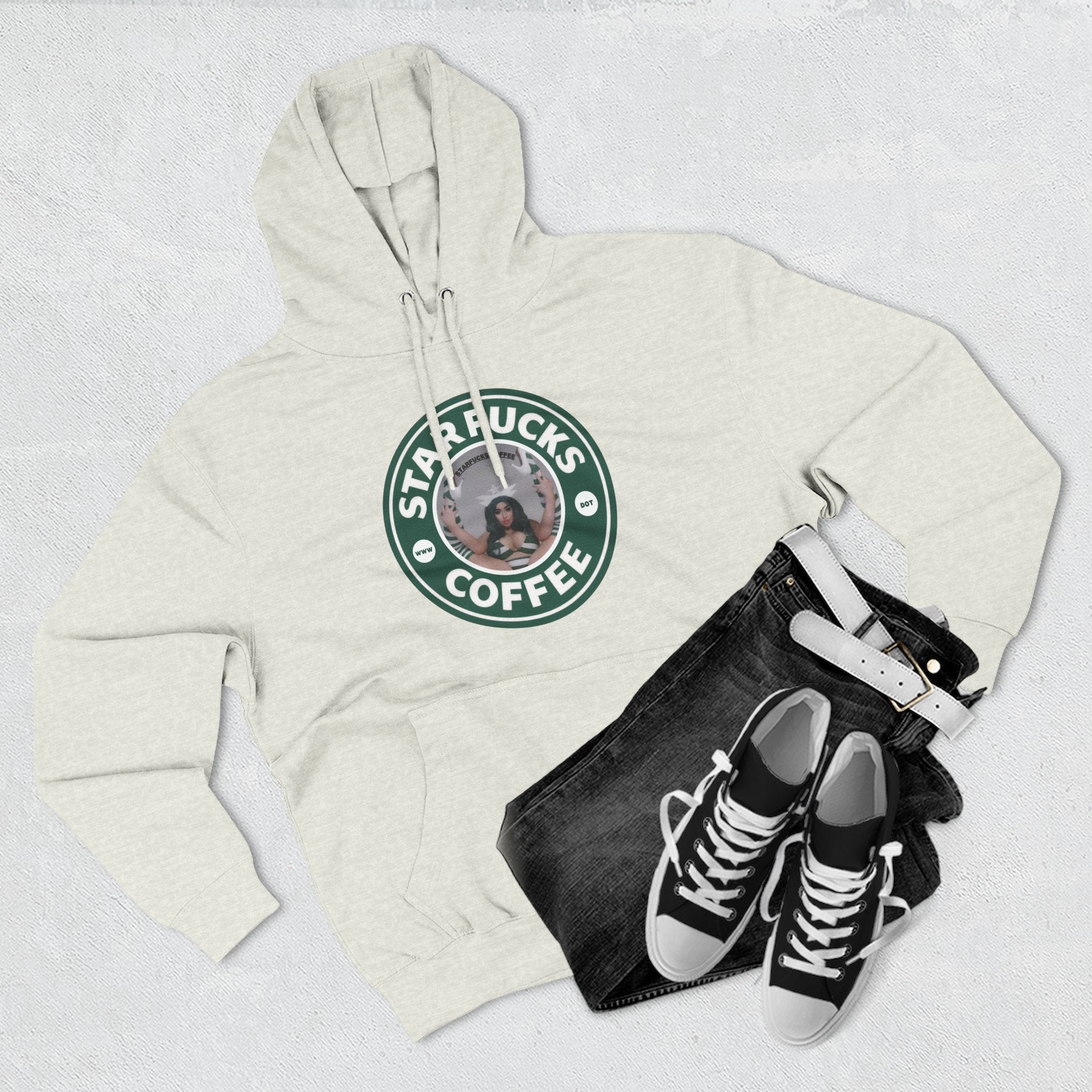 Starfucks.Coffee Logo Pullover - Coffee Hoodie