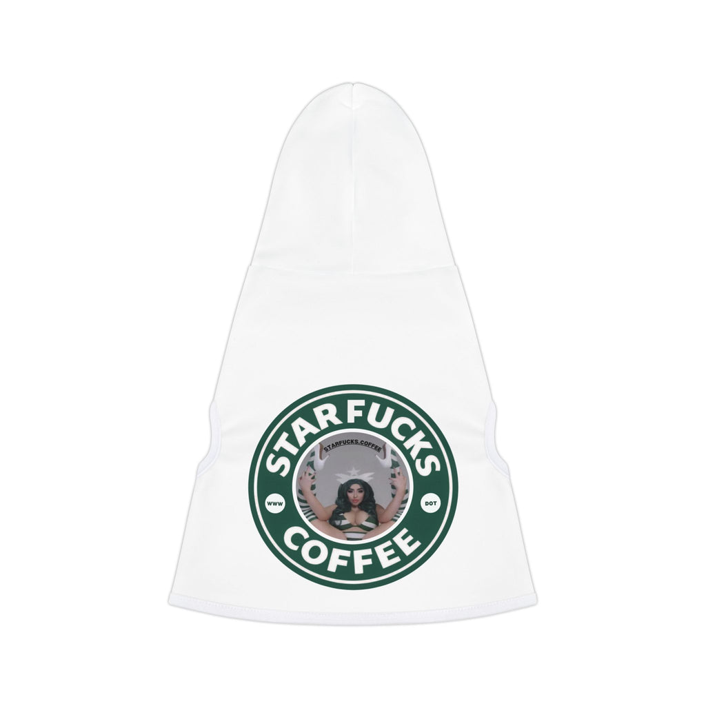 Pet Hoodie — Starfucks.Coffee Parody Logo Dog & Cat Hoodie