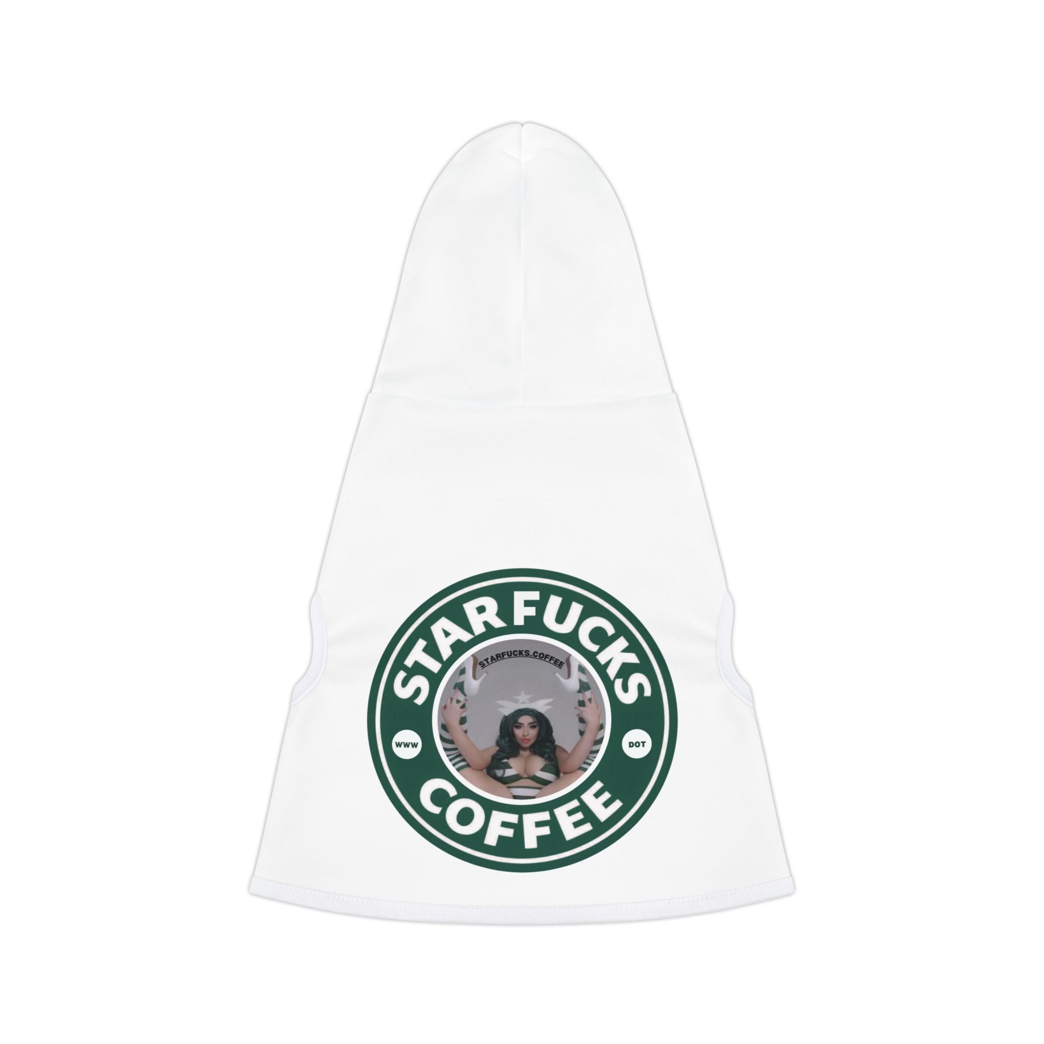 Pet Hoodie — Starfucks.Coffee Parody Logo Dog & Cat Hoodie