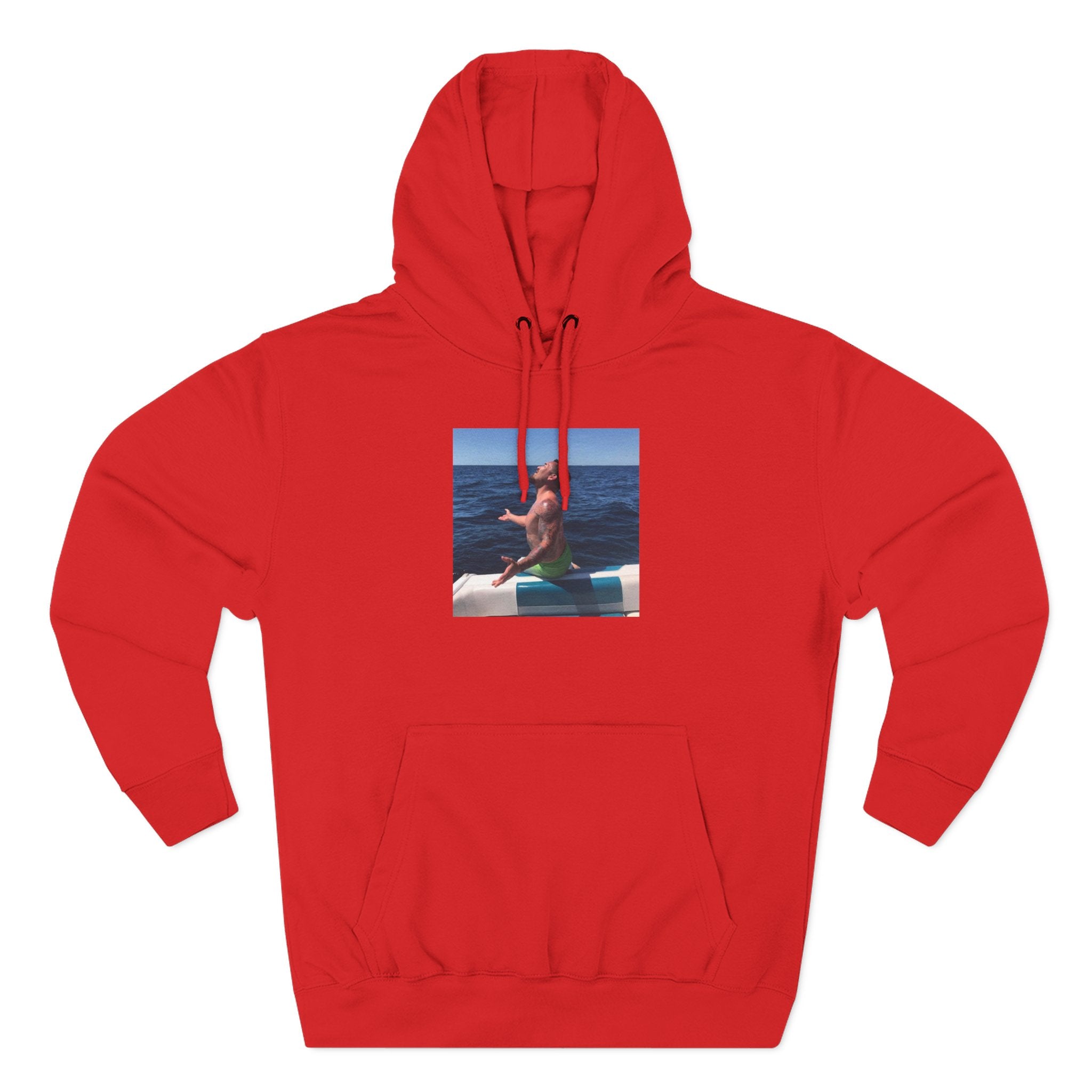 Fishy Out Of Water Hoodie — Ocean Boat Summer Vibes Fleece Pullover