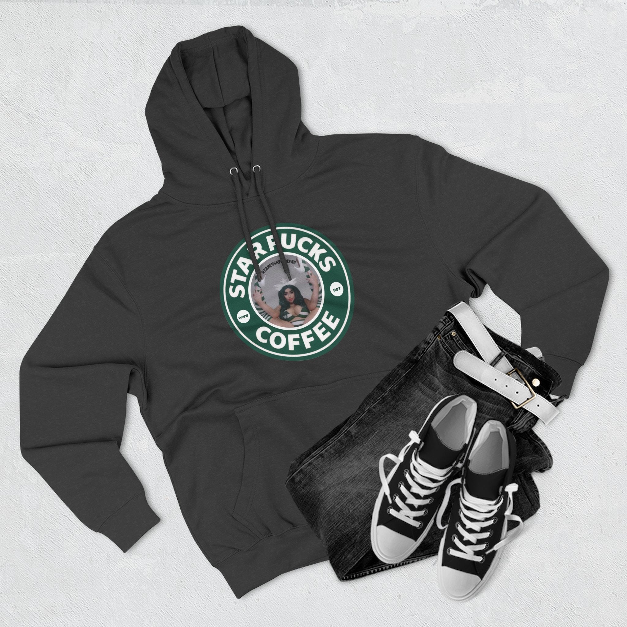Starfucks.Coffee Logo Pullover - Coffee Hoodie