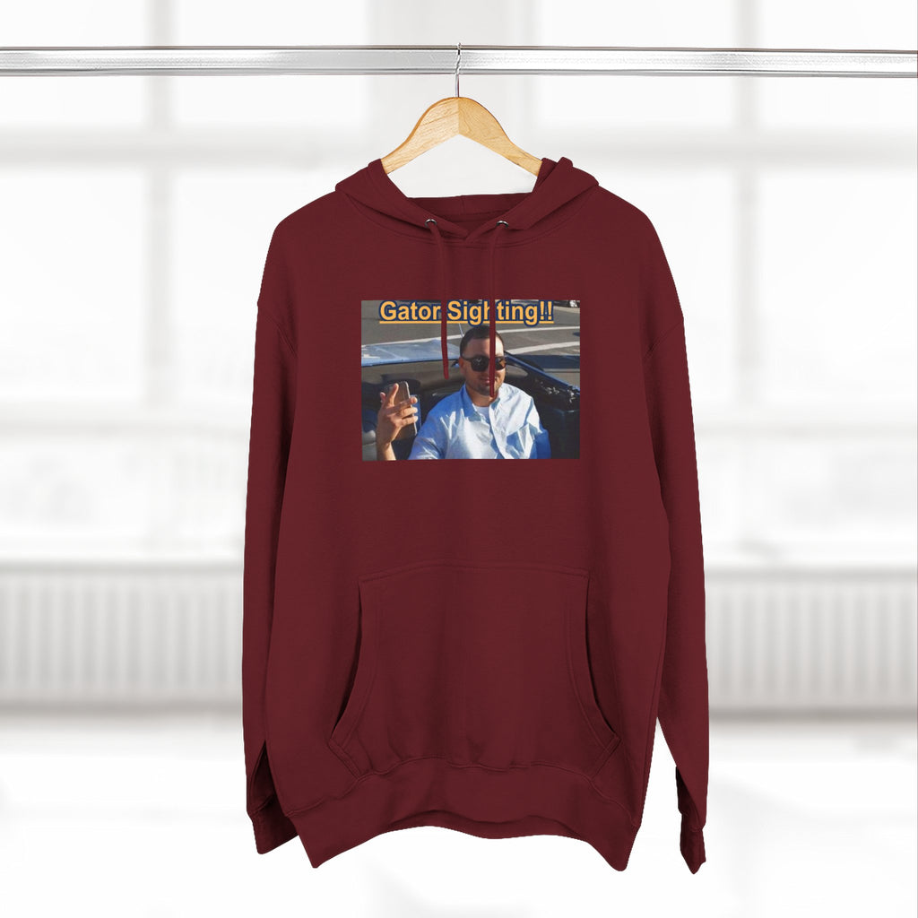Gator Sighting Hoodie — Viral Meme Hood Pullover
