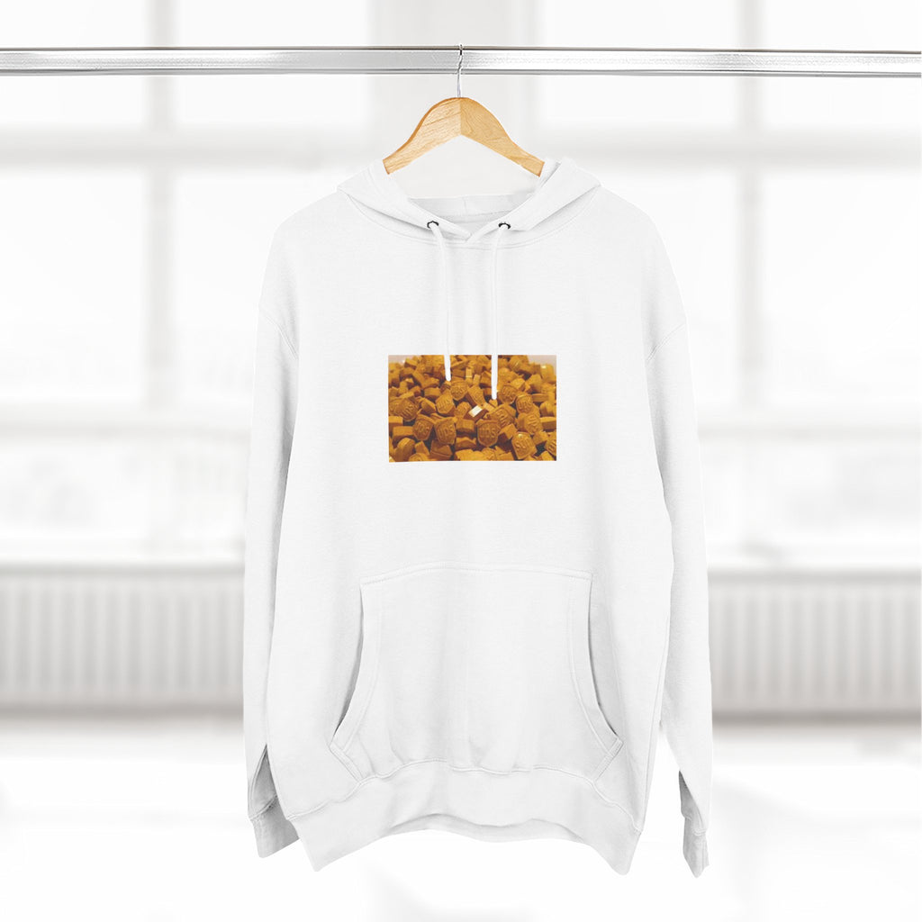 UPS Delivery Hoodie — Golden Nugget Pattern Chest Print Fleece Hoodie