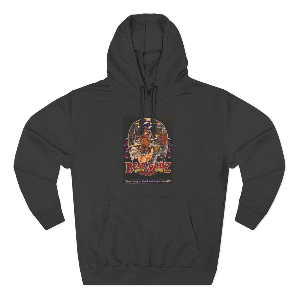 Bear Whiz Beer 3 Hoodie — 'Burning Jazz' Retro Concert Poster Fleece Hoodie