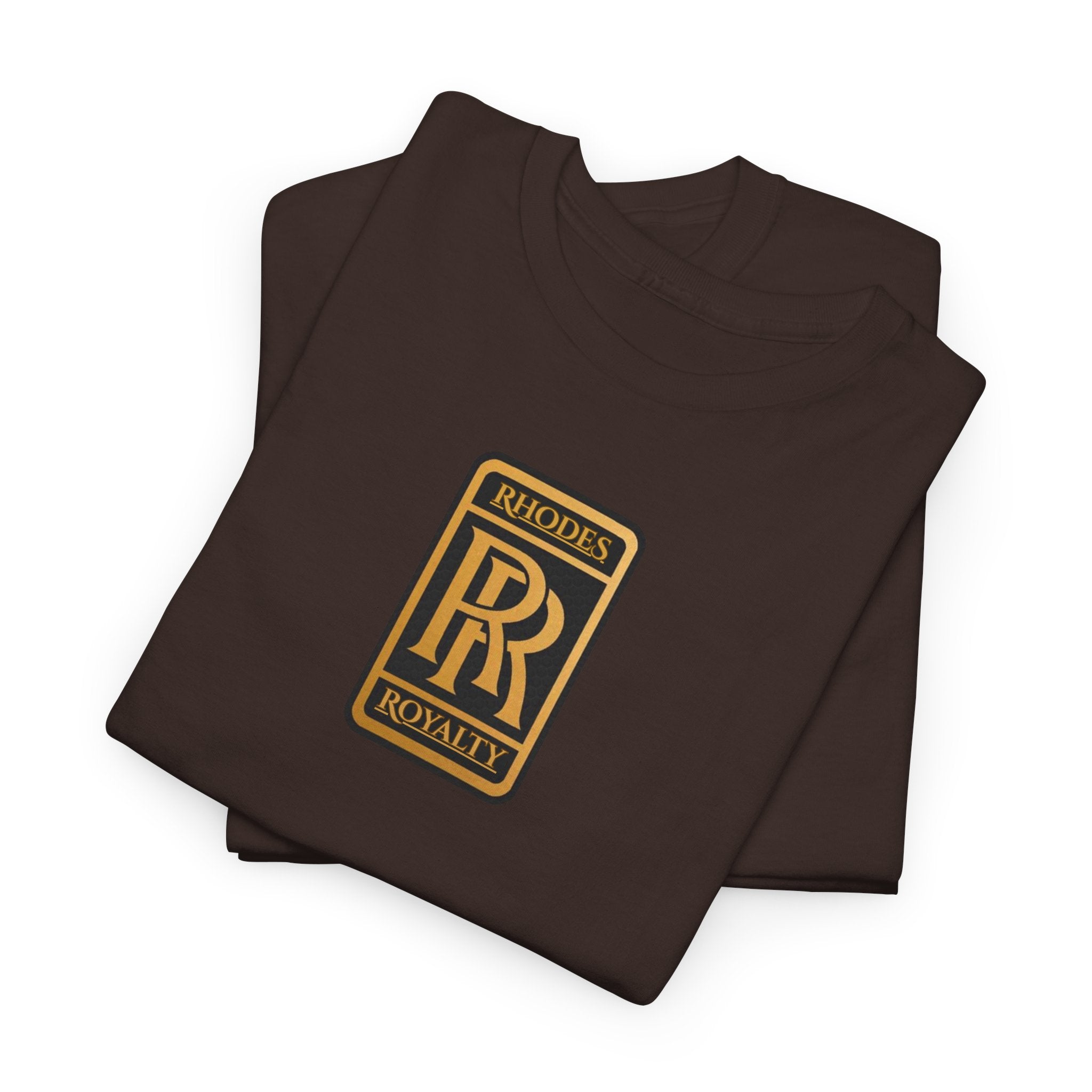 Rhodes Royalty Family Crest -  Vintage Gold Crest Tee