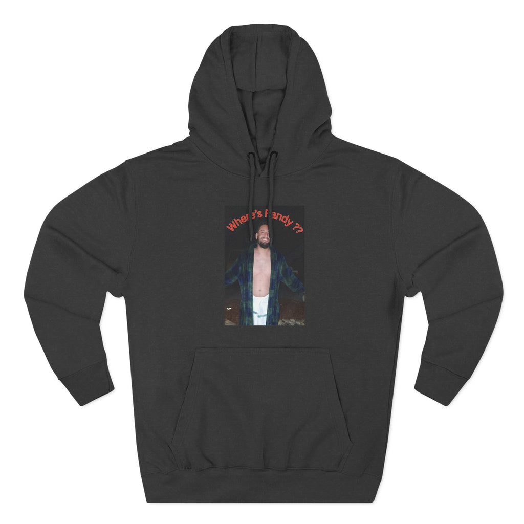 Where's Randy!!!????  Graphic Hoodie — Raised Arms Photo Print Hoodie (Three-Panel Fleece)