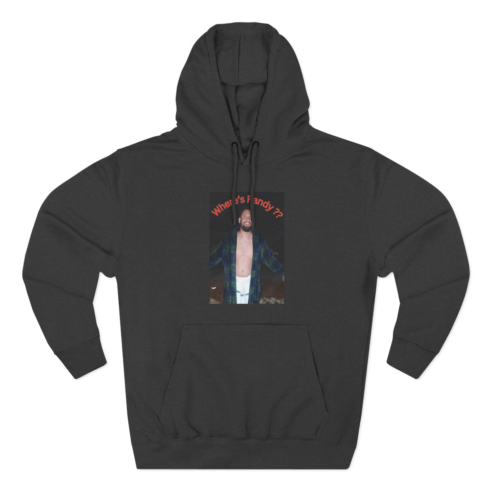 Where's Randy!!!????  Graphic Hoodie — Raised Arms Photo Print Hoodie (Three-Panel Fleece)