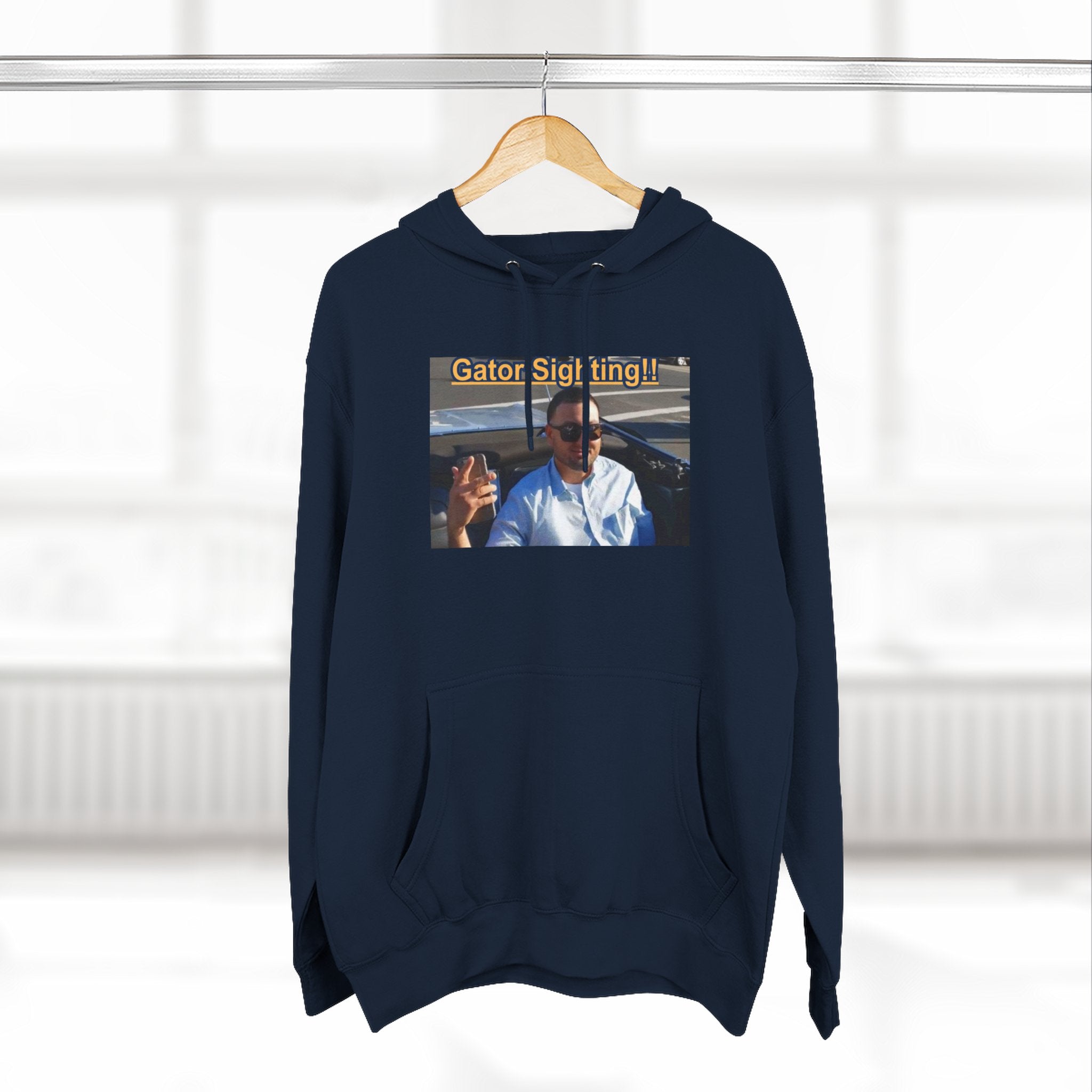 Gator Sighting Hoodie — Viral Meme Hood Pullover