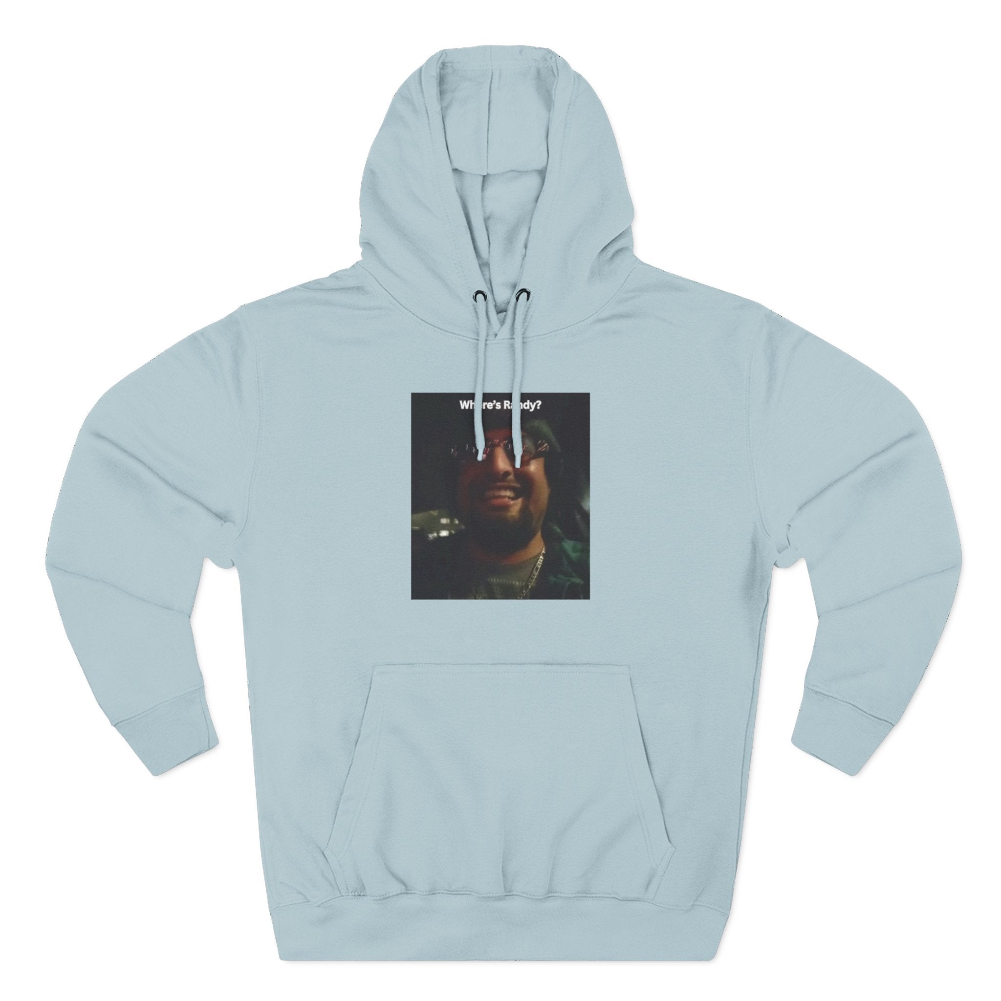 Wheres Randy Vintage Hoodie — Retro Mood Graphic Pullover