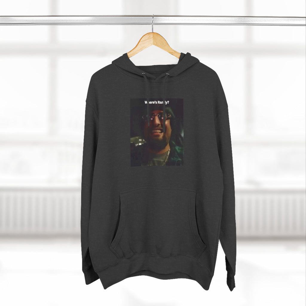 Wheres Randy Vintage Hoodie — Retro Mood Graphic Pullover