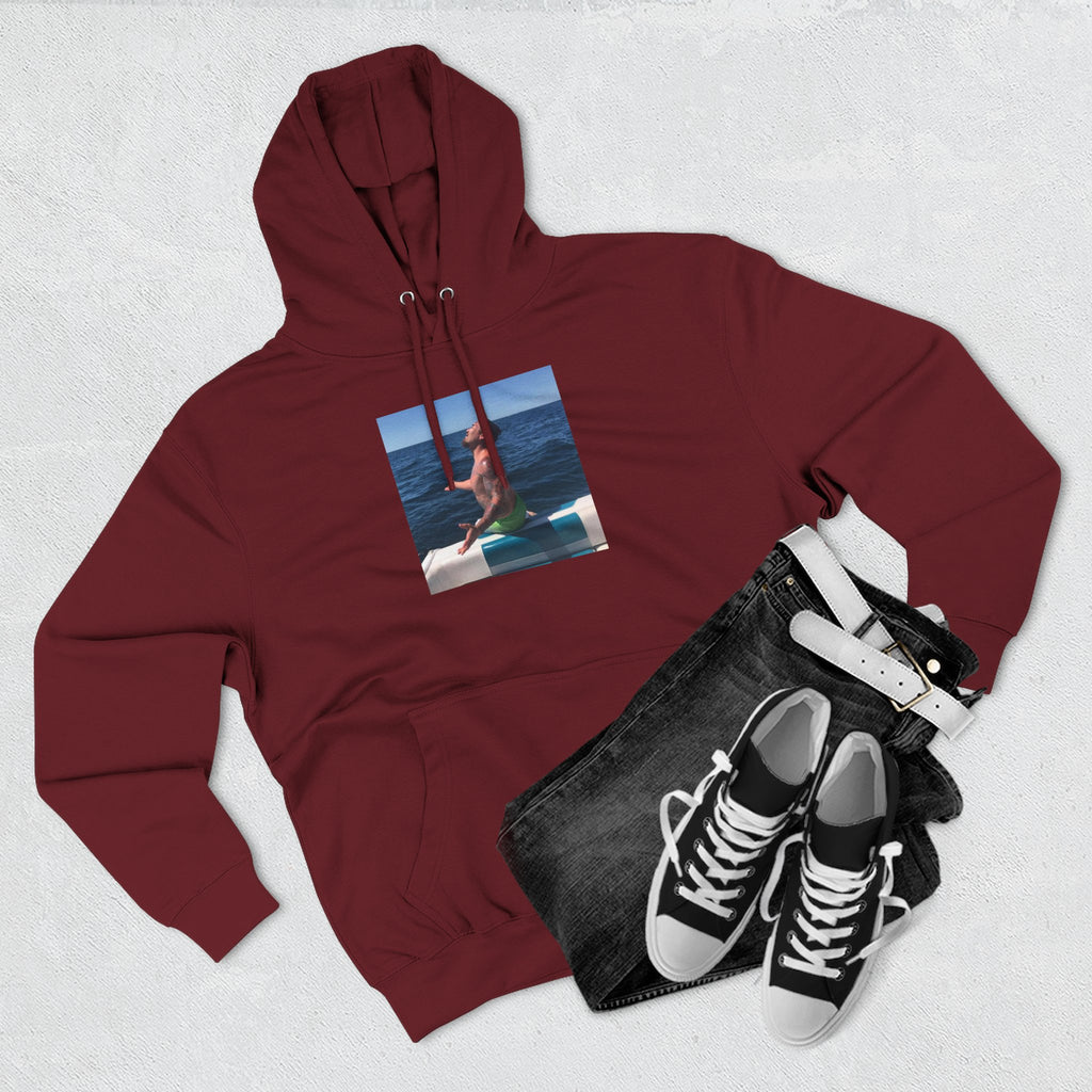 Fishy Out Of Water Hoodie — Ocean Boat Summer Vibes Fleece Pullover