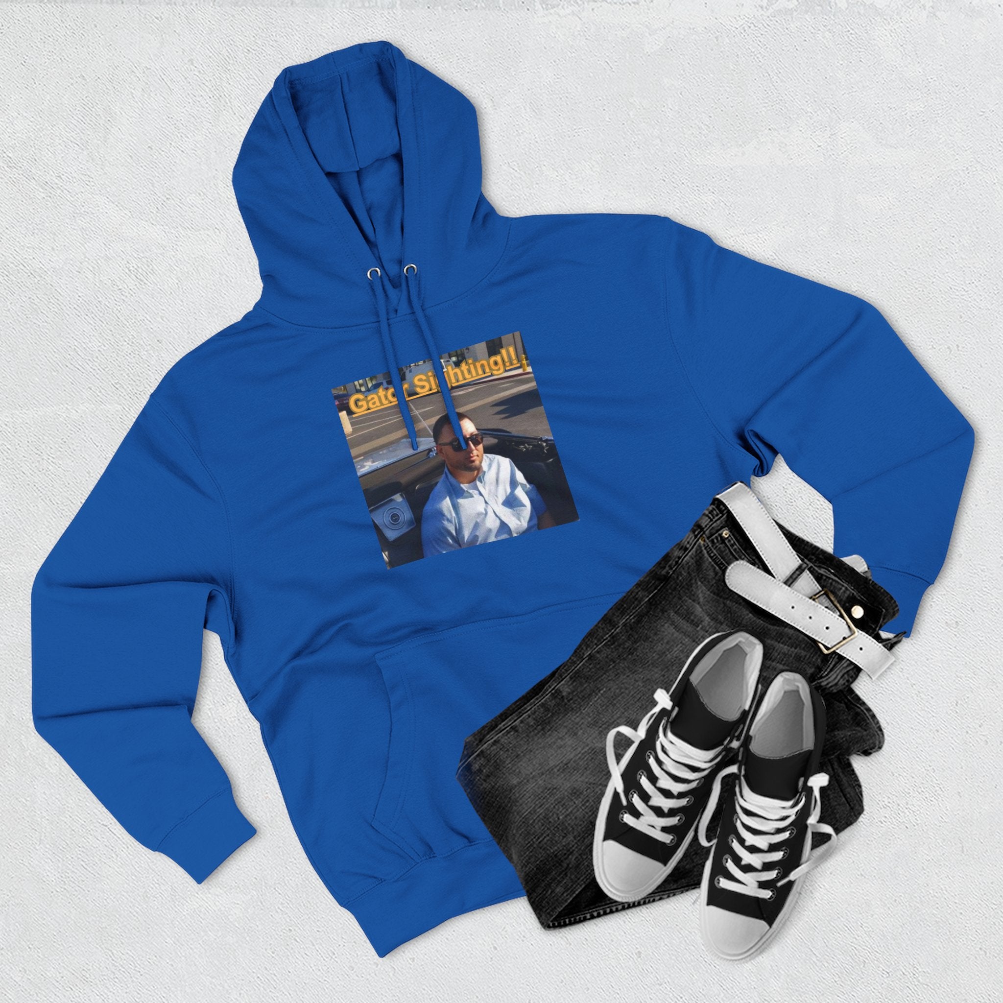GATOR Sighting  Hoodie — "Gator Sightings!!" Graphic Fleece Pullover