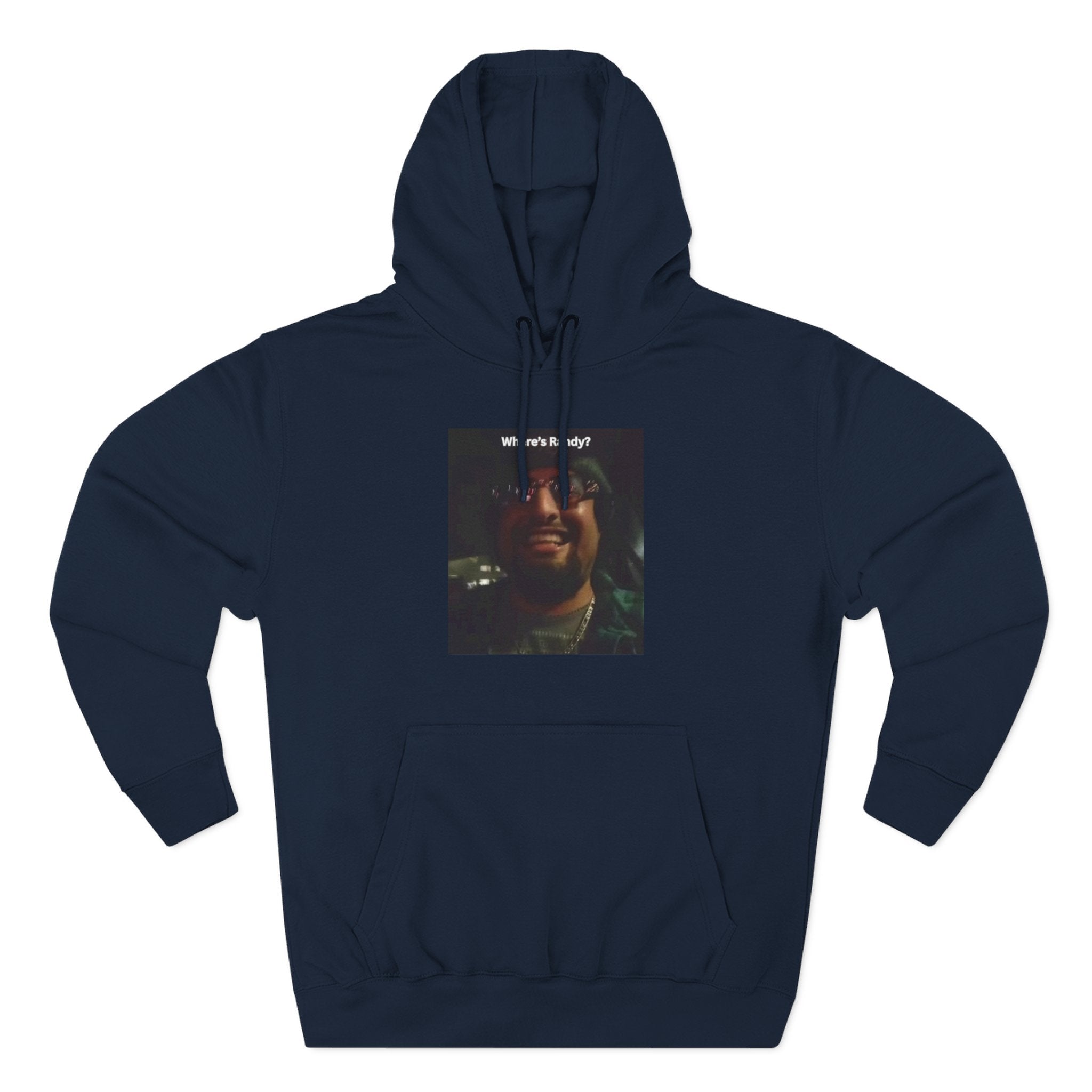 Wheres Randy Vintage Hoodie — Retro Mood Graphic Pullover
