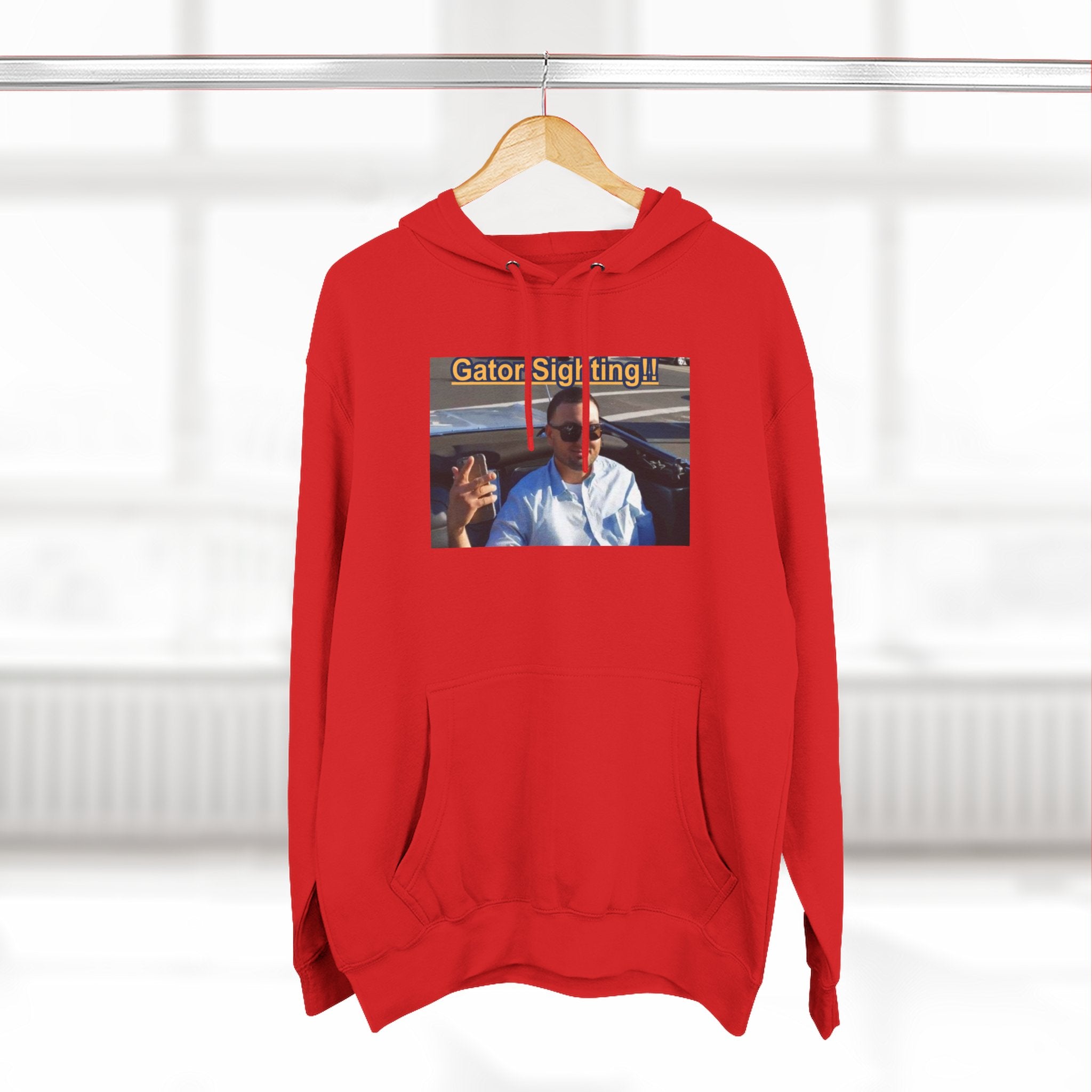 Gator Sighting Hoodie — Viral Meme Hood Pullover
