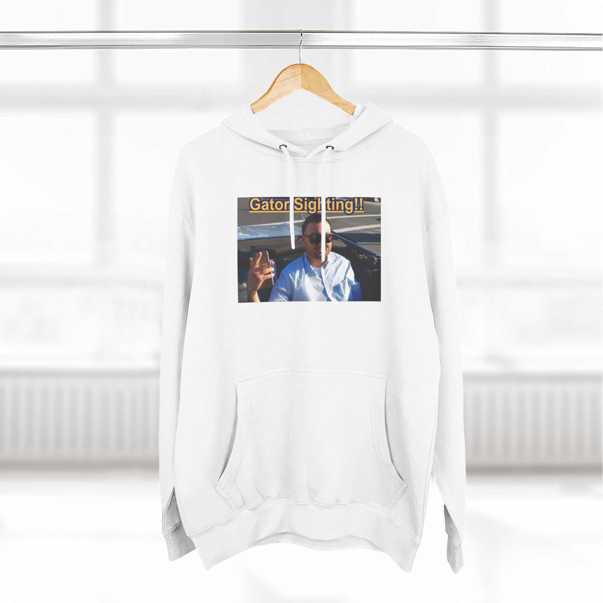 Gator Sighting Hoodie — Viral Meme Hood Pullover
