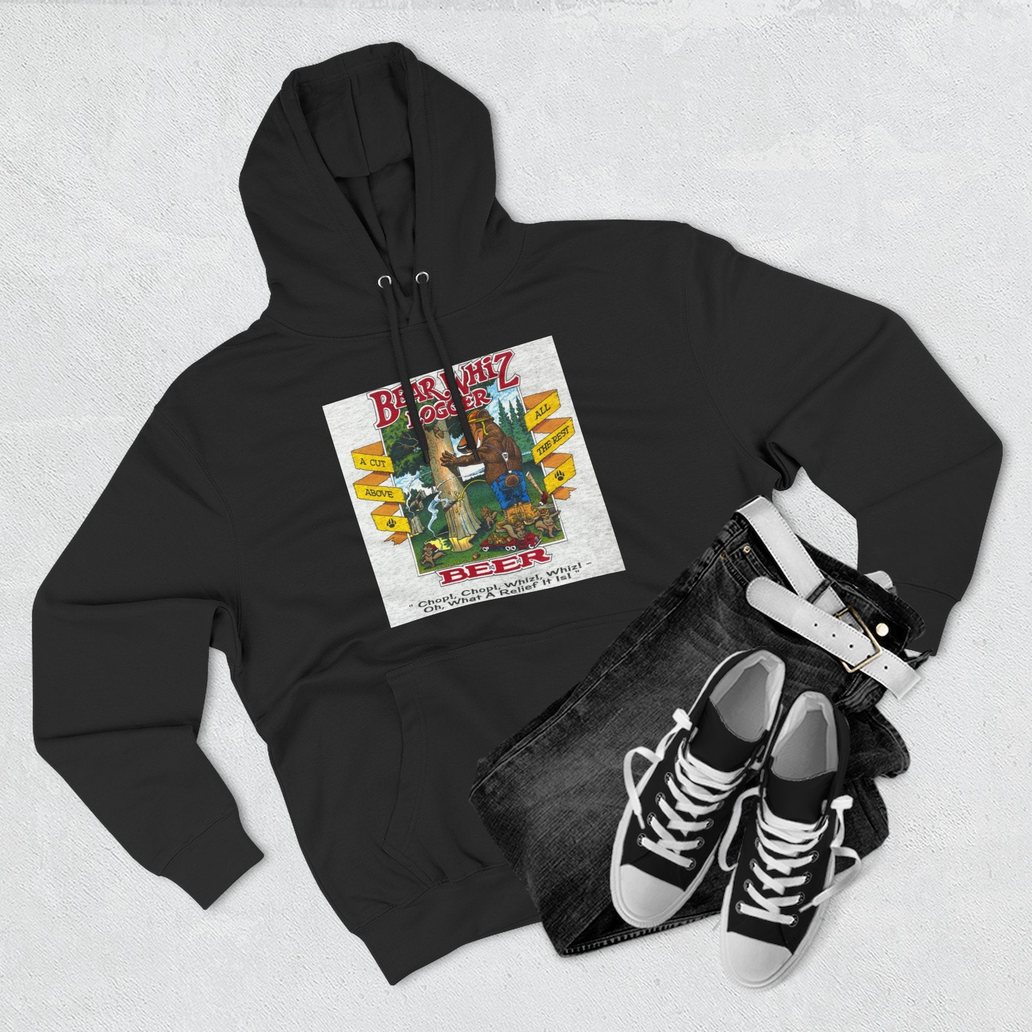 Bear Whiz Beer vintage  Hoodie