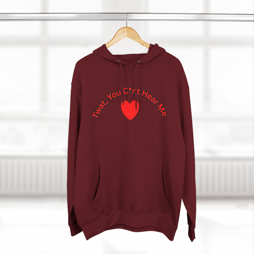 You Cunt Hear Me Three-Panel Fleece Hoodie