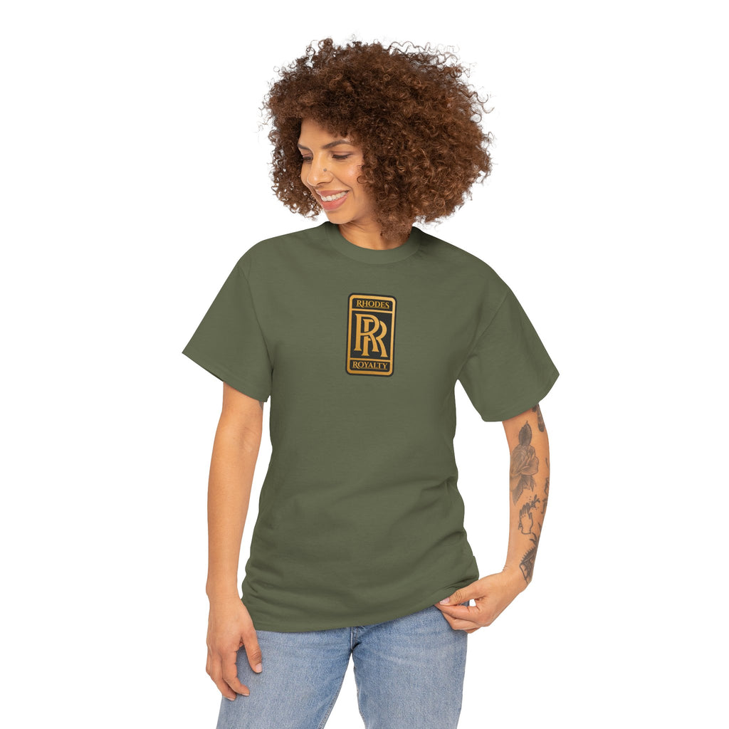Rhodes Royalty Family Crest -  Vintage Gold Crest Tee