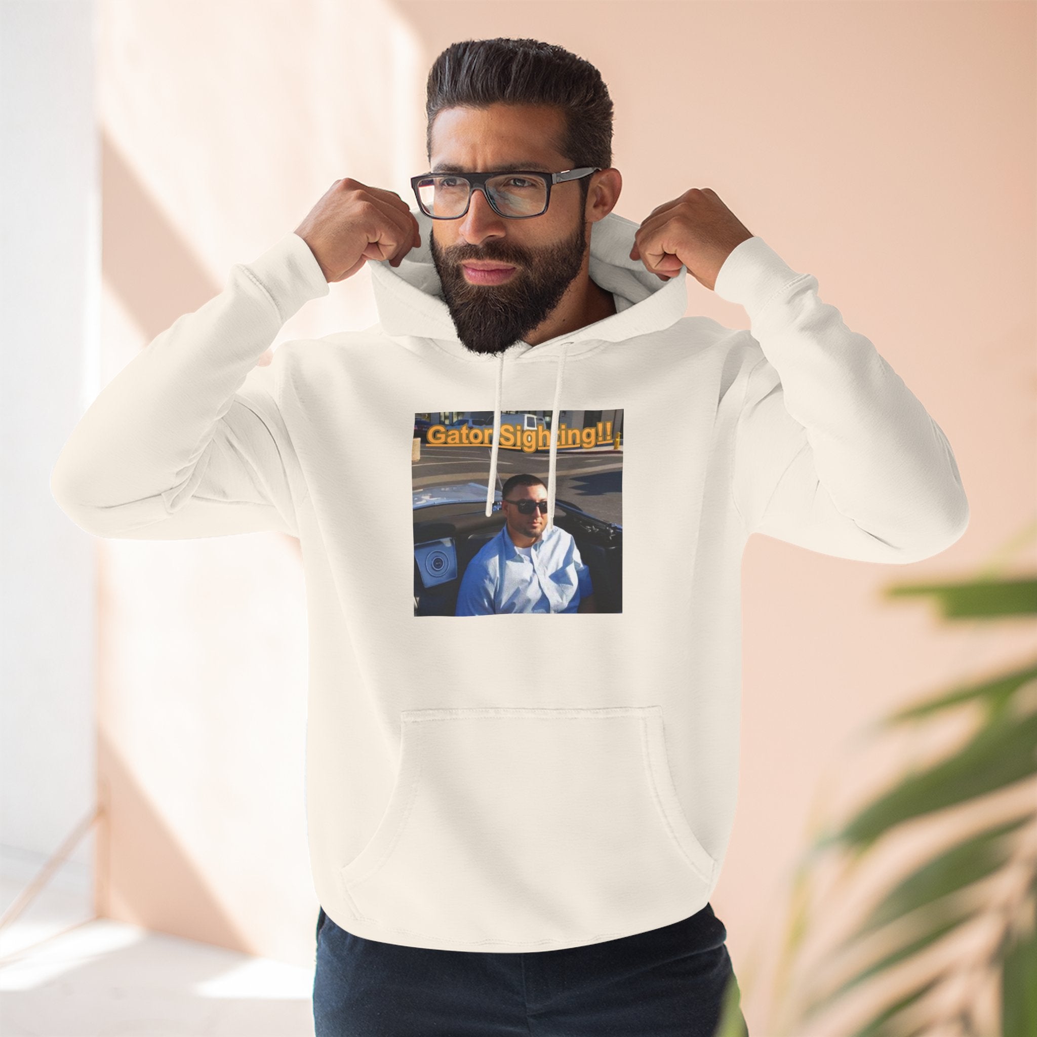 GATOR Sighting  Hoodie — "Gator Sightings!!" Graphic Fleece Pullover