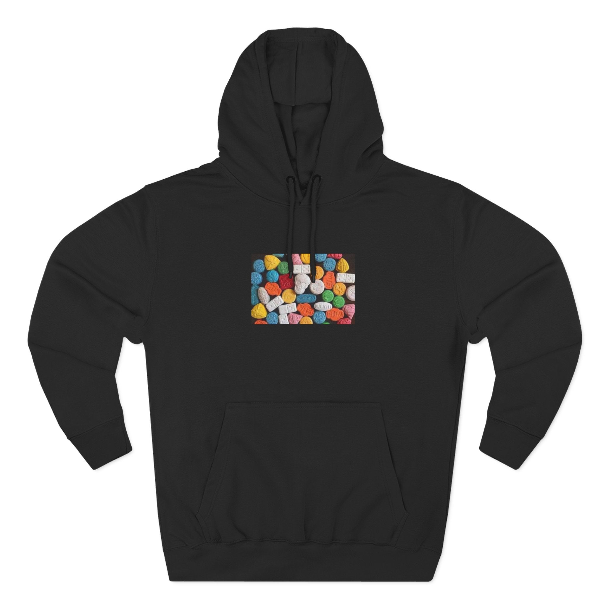 Colorful Candy Photo Hoodie — Retro Sweet Treats Pullover