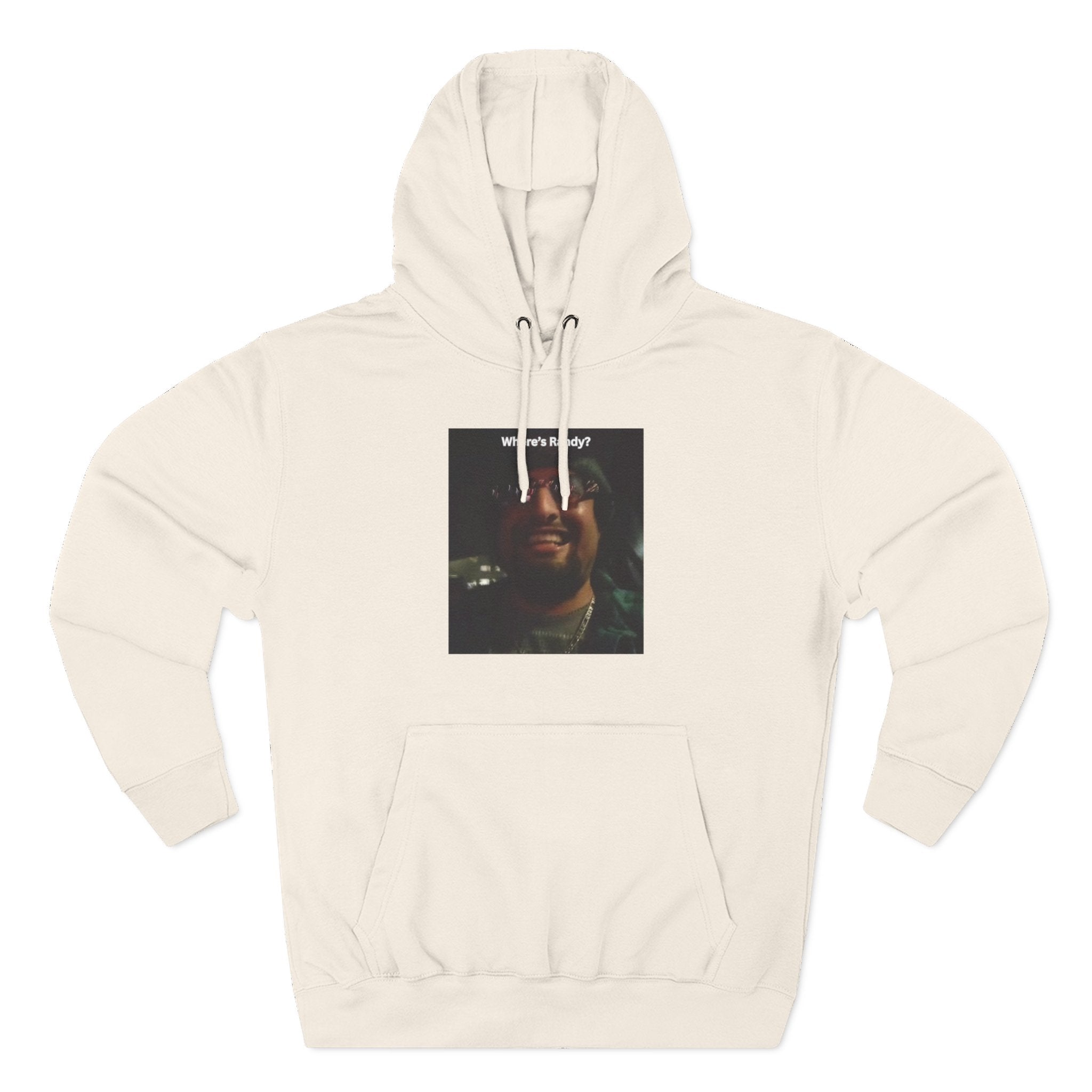 Wheres Randy Vintage Hoodie — Retro Mood Graphic Pullover