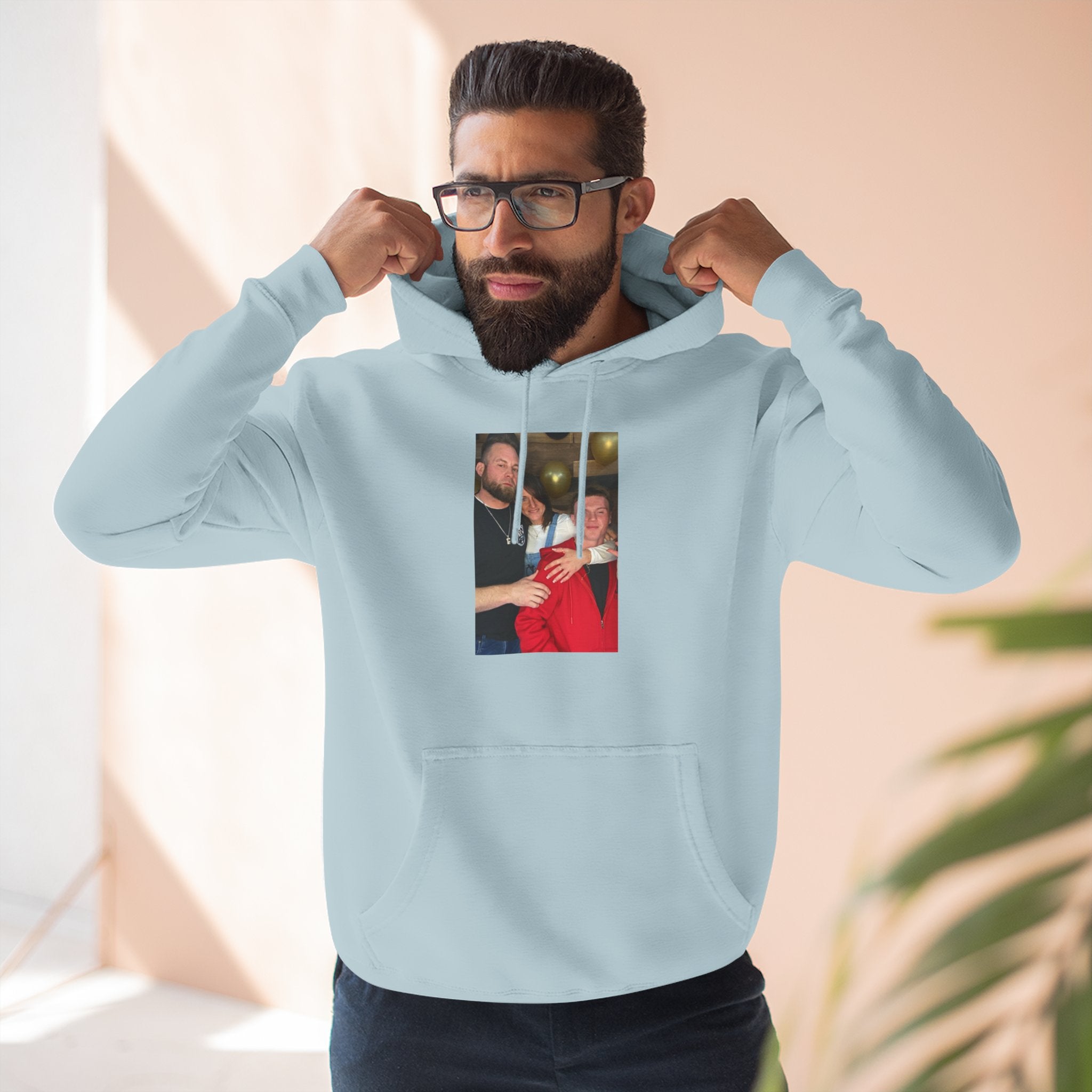 Bloods...  -Panel Hoodie — RR Royalty   Three-Panel Fleece Pullover