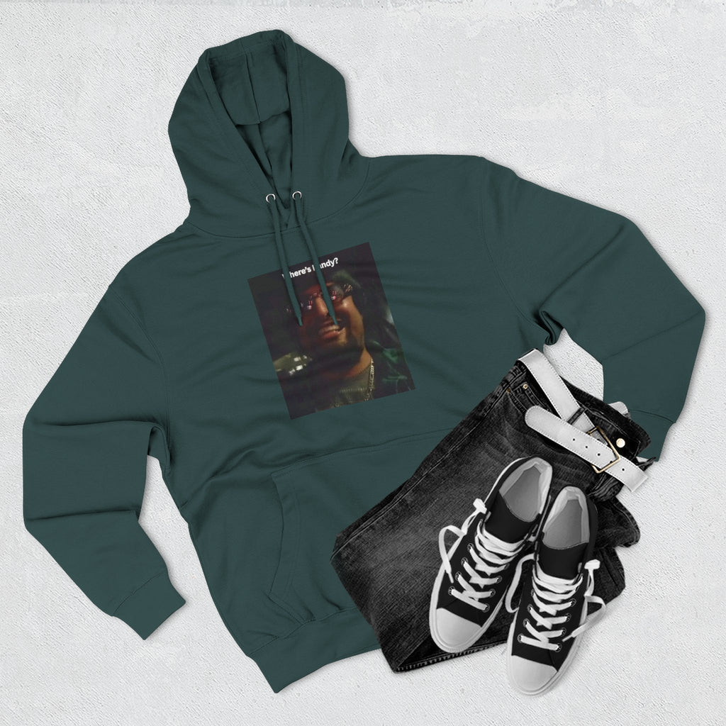 Wheres Randy Vintage Hoodie — Retro Mood Graphic Pullover