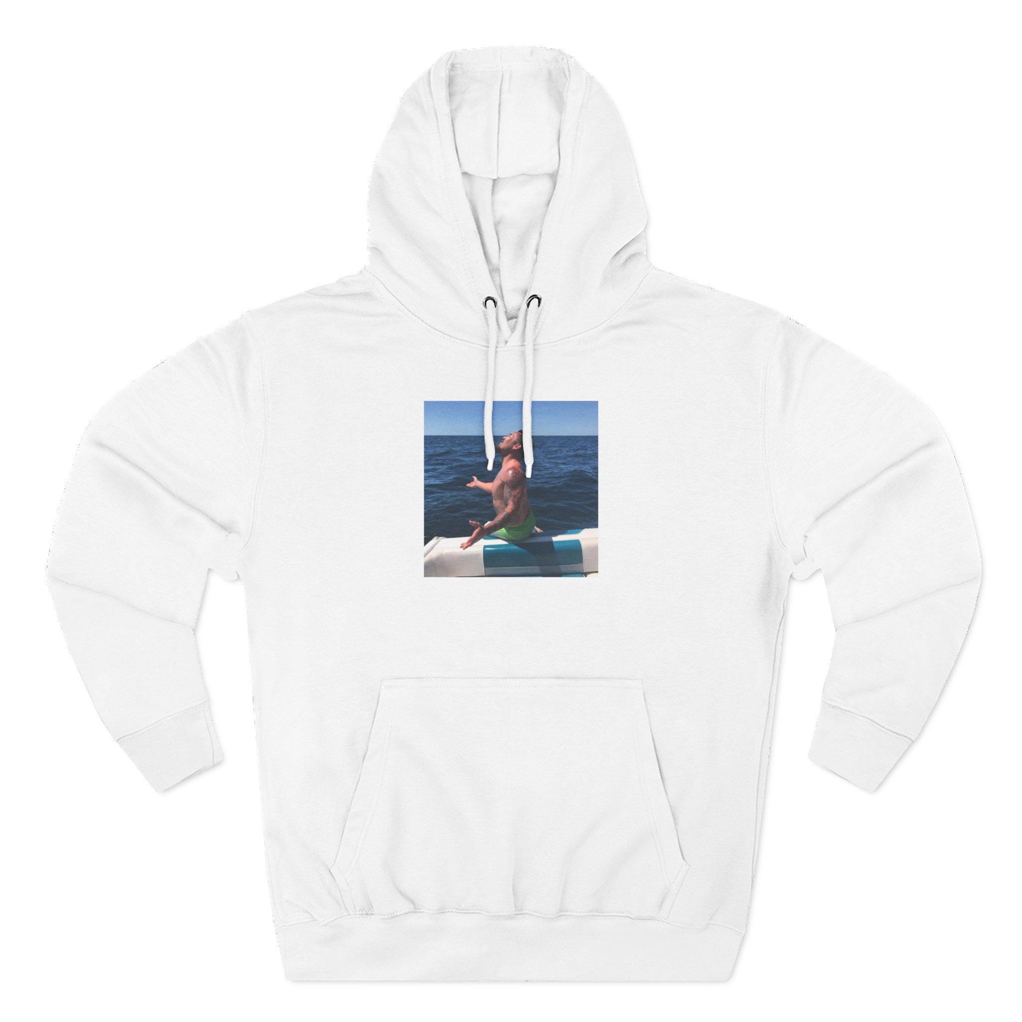 Fishy Out Of Water Hoodie — Ocean Boat Summer Vibes Fleece Pullover