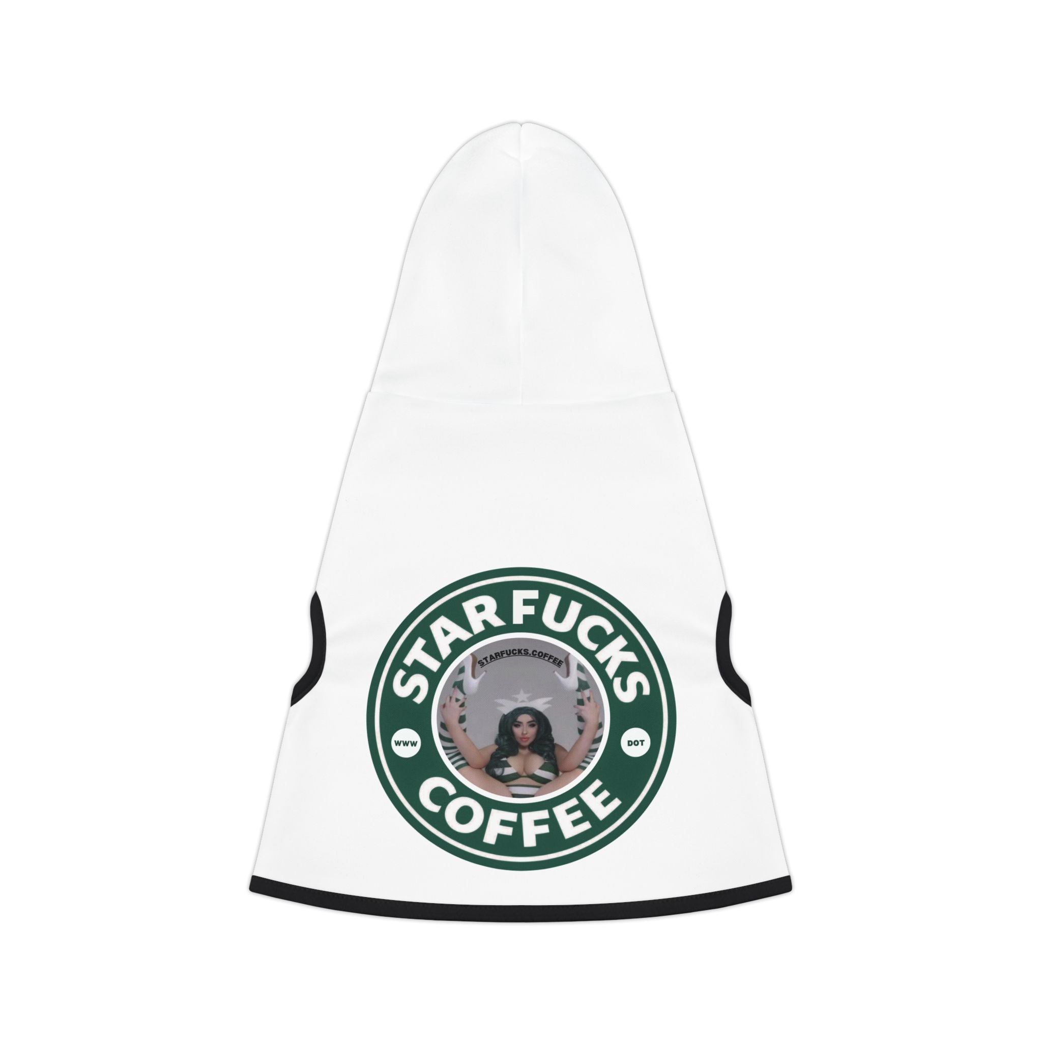 Pet Hoodie — Starfucks.Coffee Parody Logo Dog & Cat Hoodie