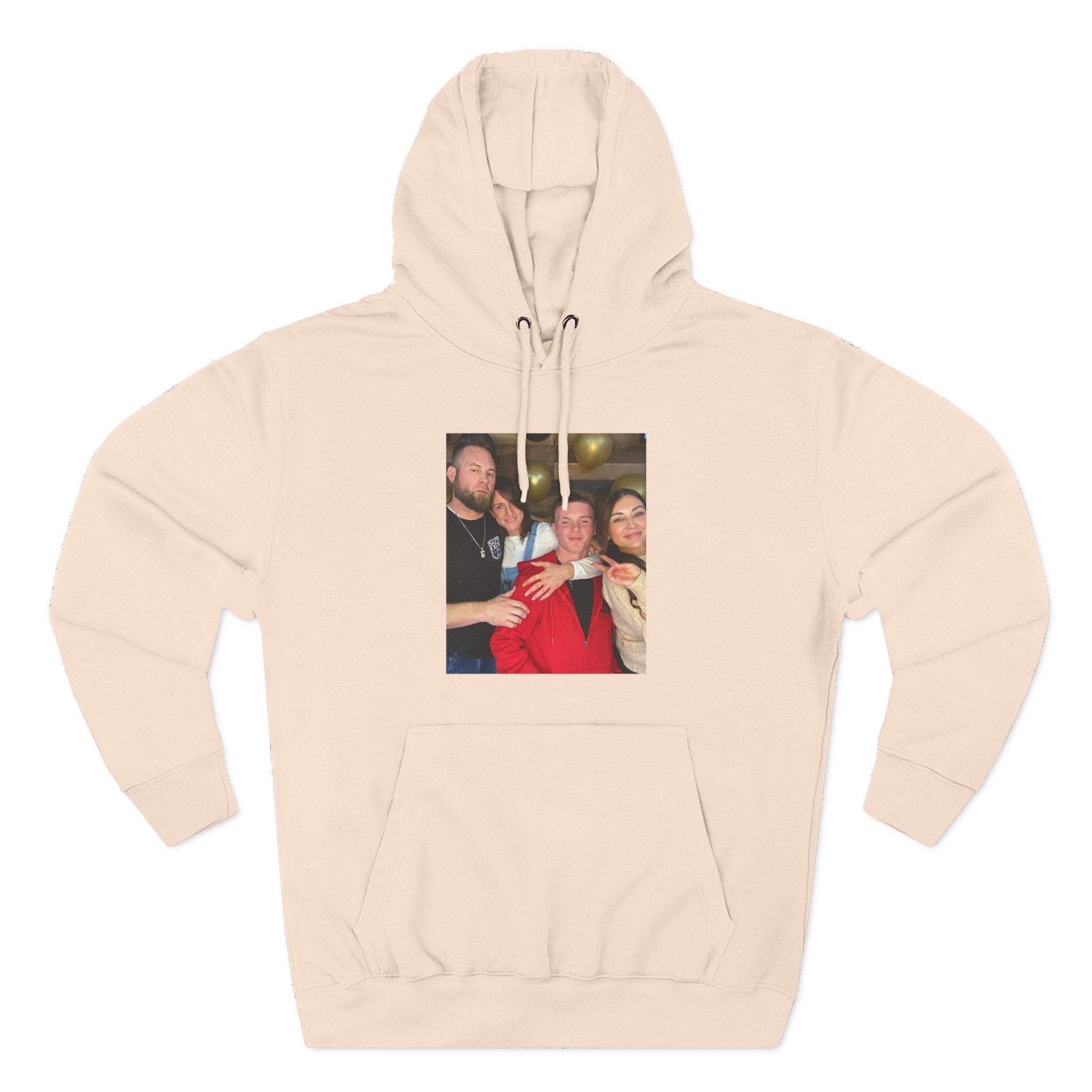 Family!!     Photo Collage Fleece Hoodie - Custom Group Portrait Pullover