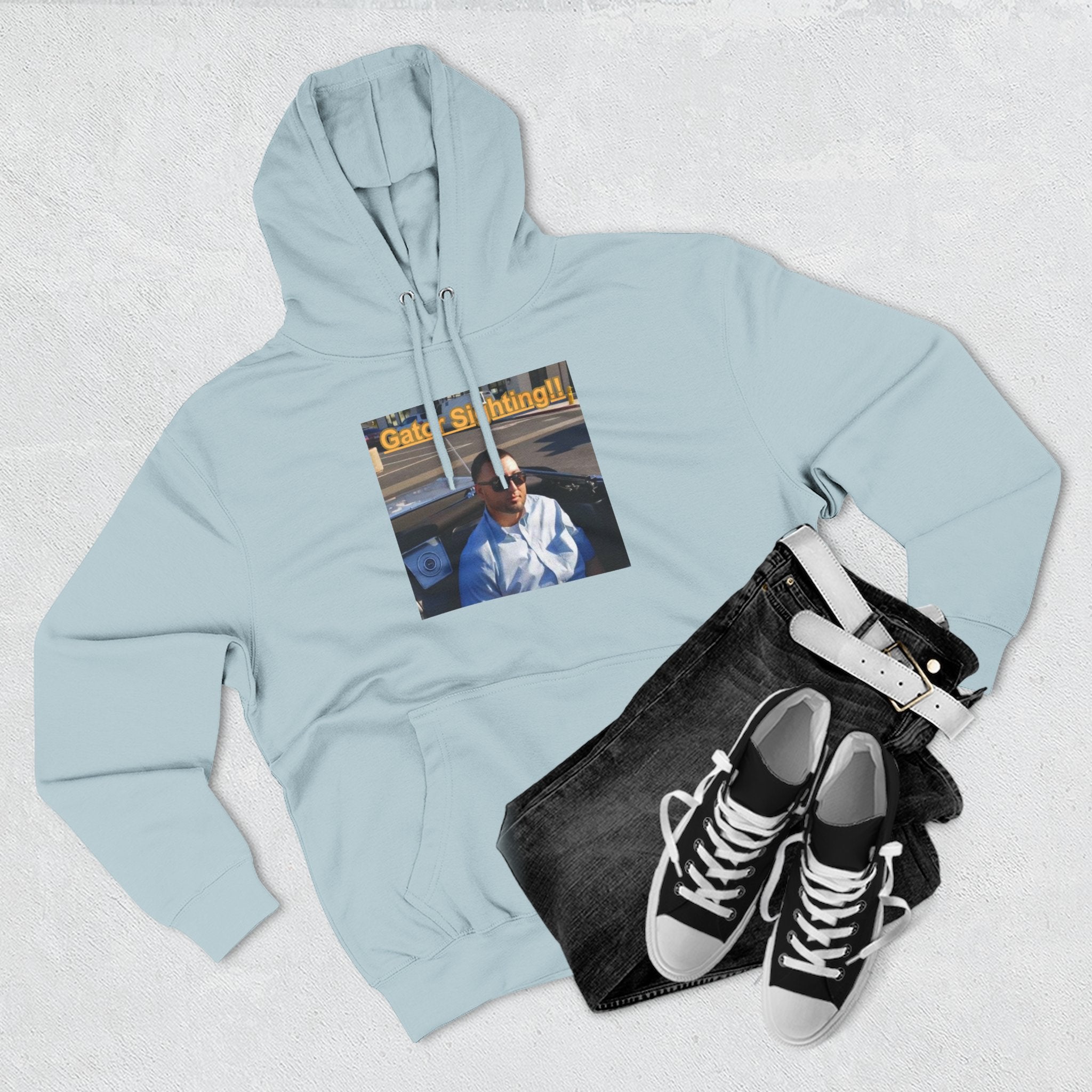 GATOR Sighting  Hoodie — "Gator Sightings!!" Graphic Fleece Pullover