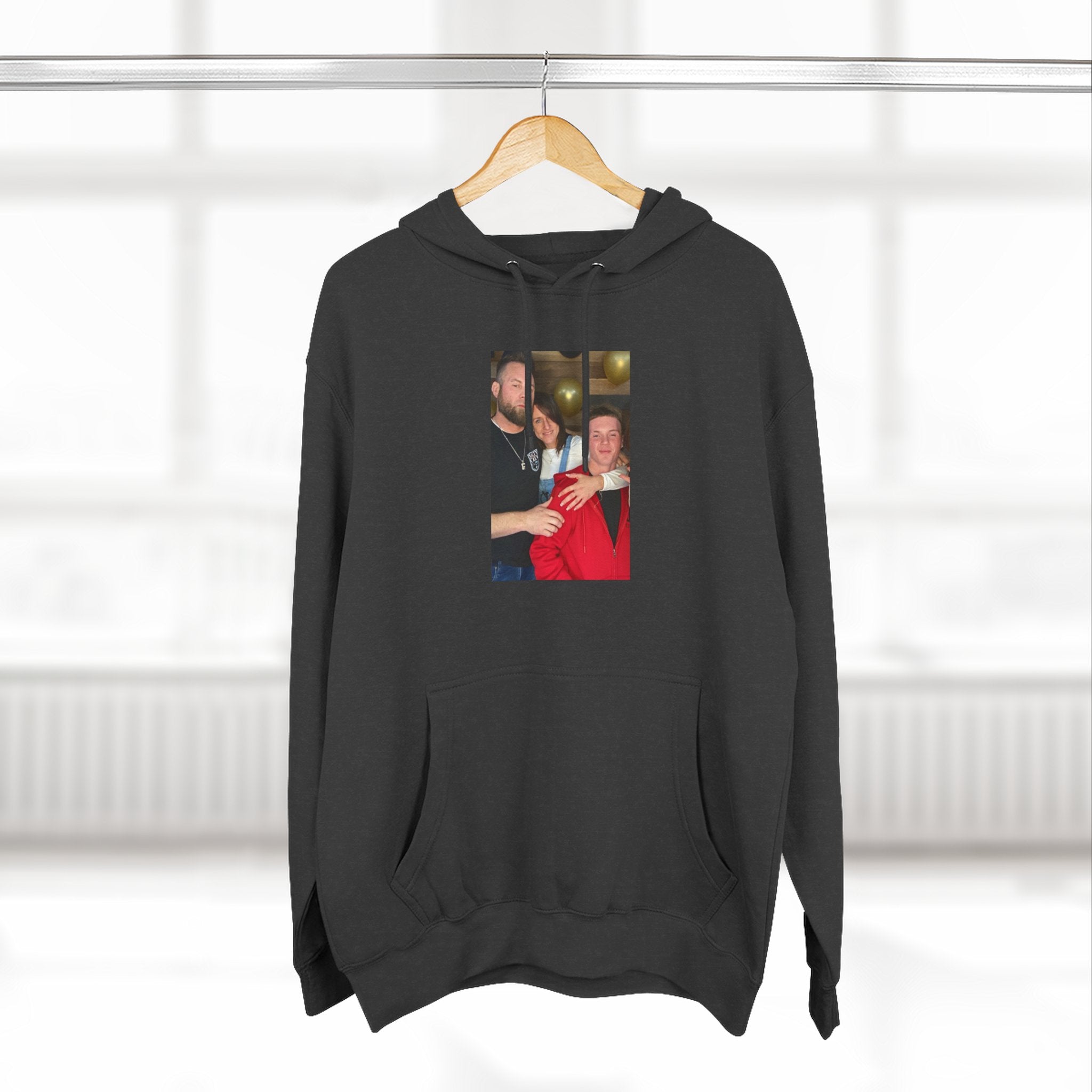 Bloods...  -Panel Hoodie — RR Royalty   Three-Panel Fleece Pullover