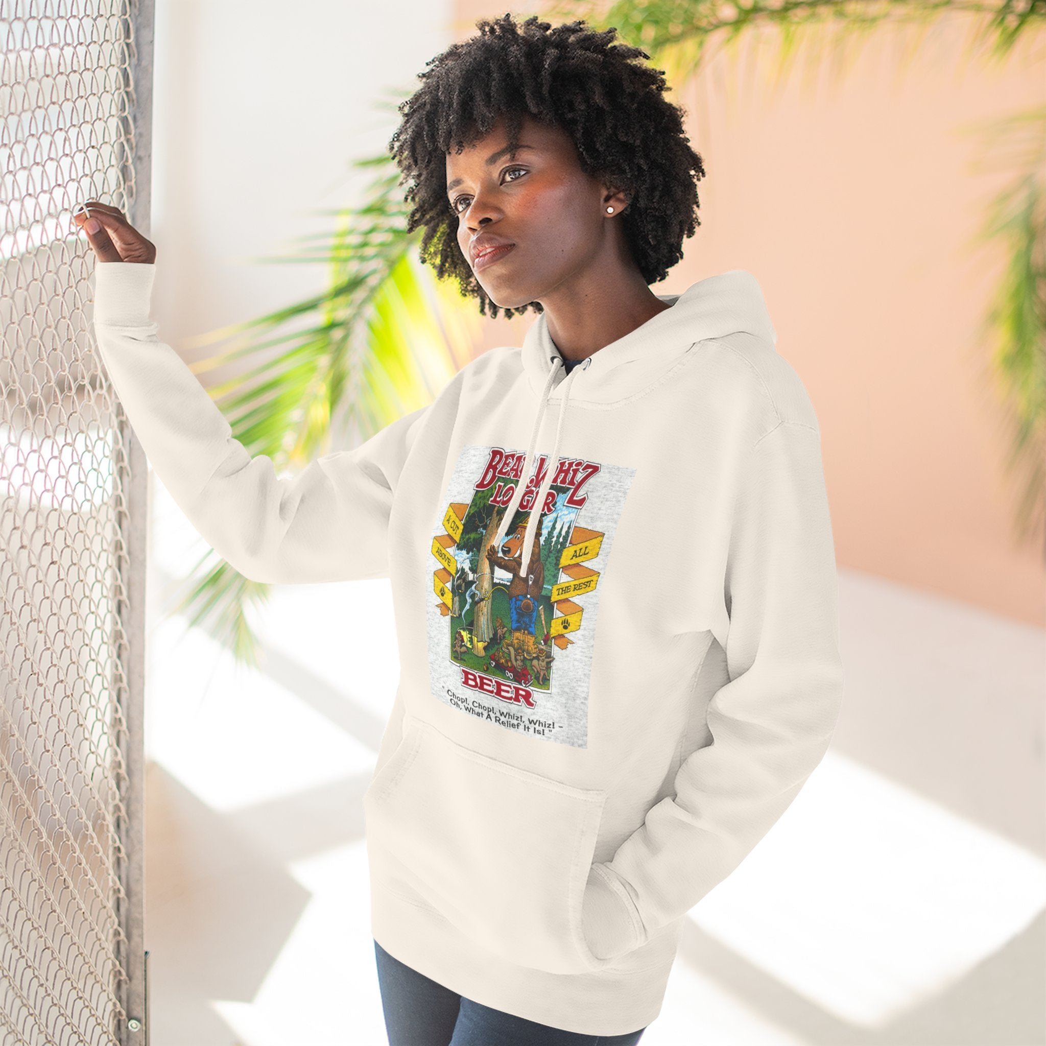 Bear Whiz Beer vintage  Hoodie