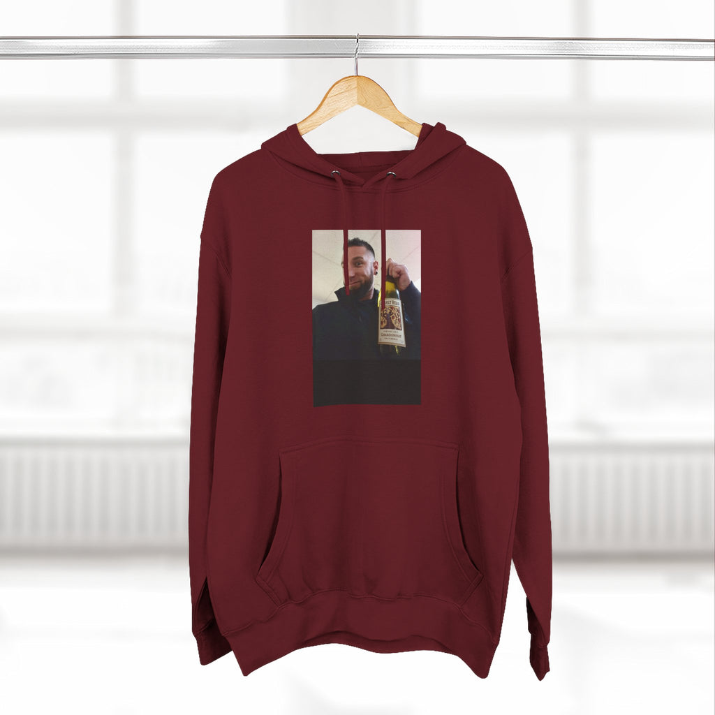 Shaun Says!      Three-Panel Fleece Hoodie – Vintage Photo Collage Printed Hoodie