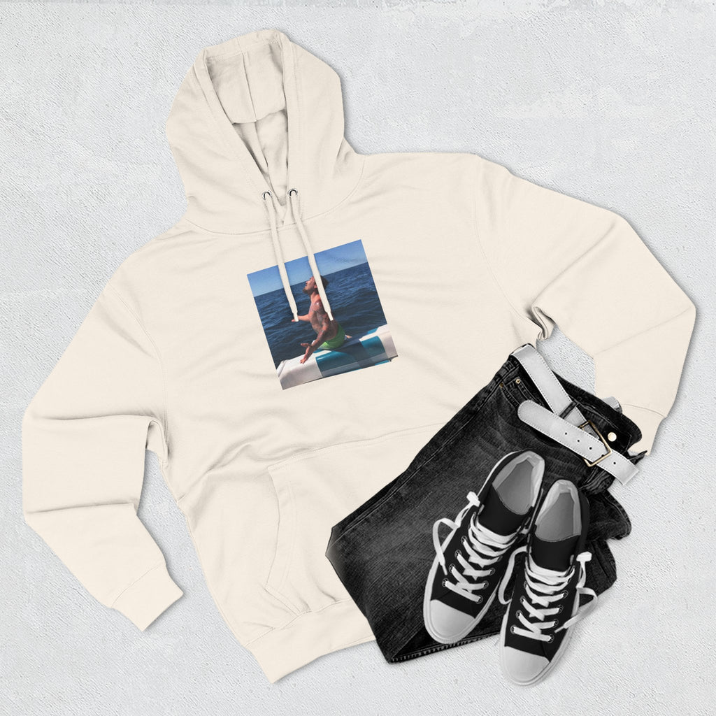 Fishy Out Of Water Hoodie — Ocean Boat Summer Vibes Fleece Pullover